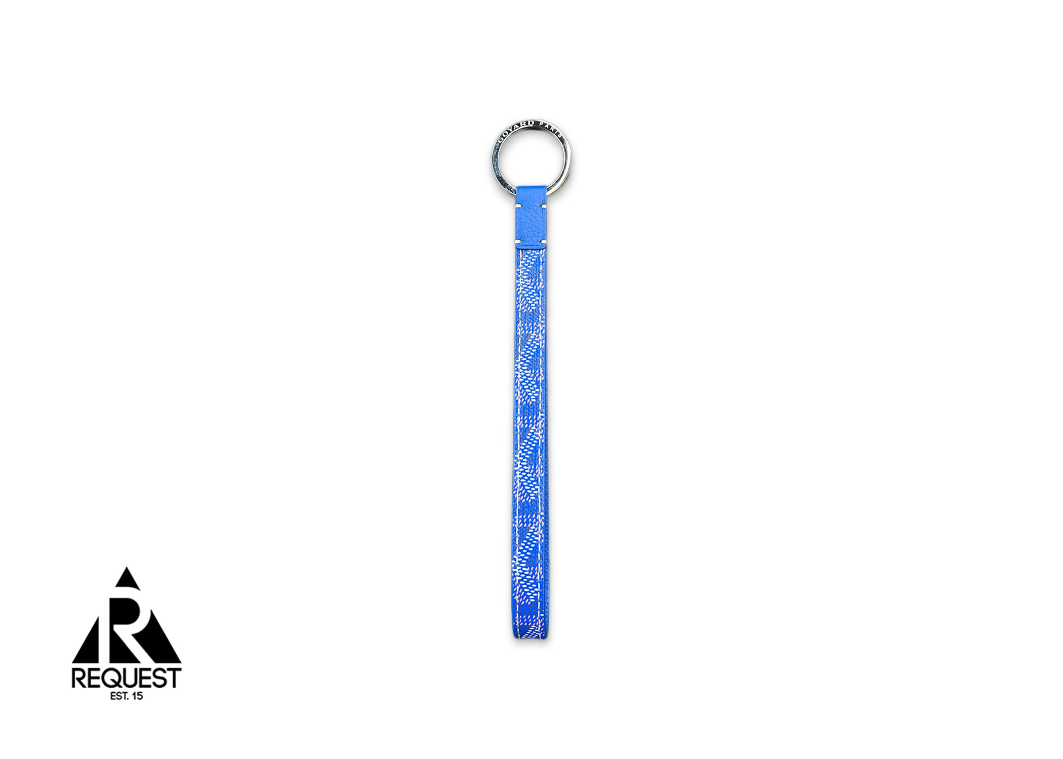 Goyard, Sesame Key Ring "Blue"