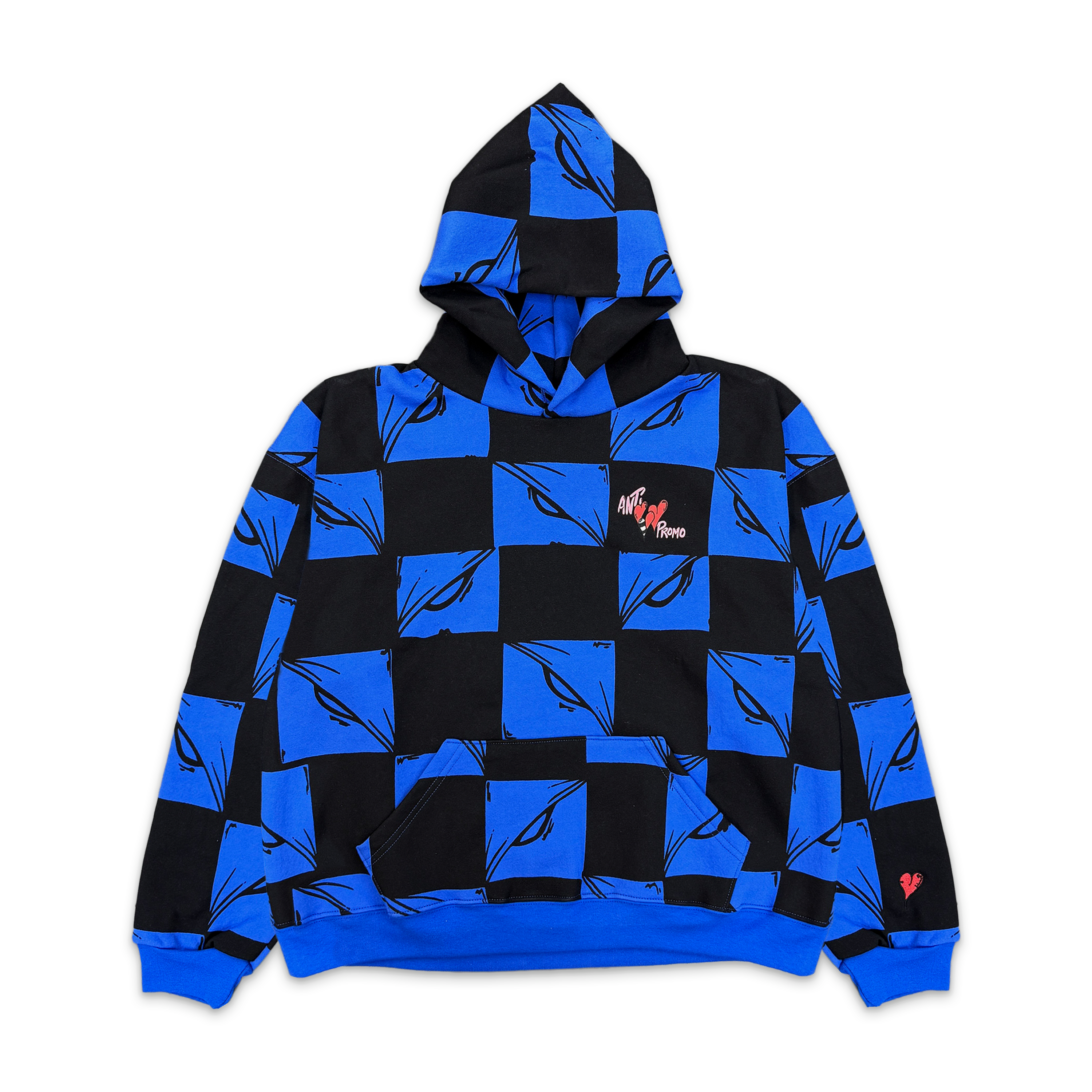 99 Eyes Hoodie "Blue/Black"