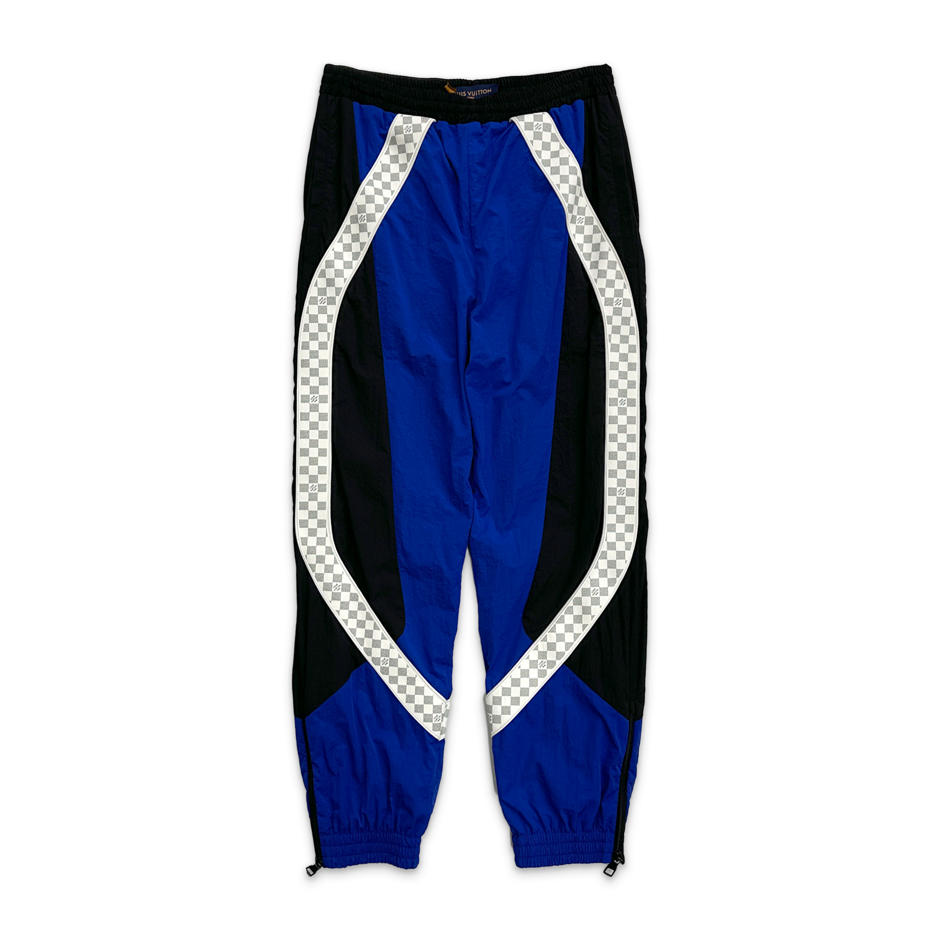 Louis Vuitton, Technical Damier Track Pants "Blue"