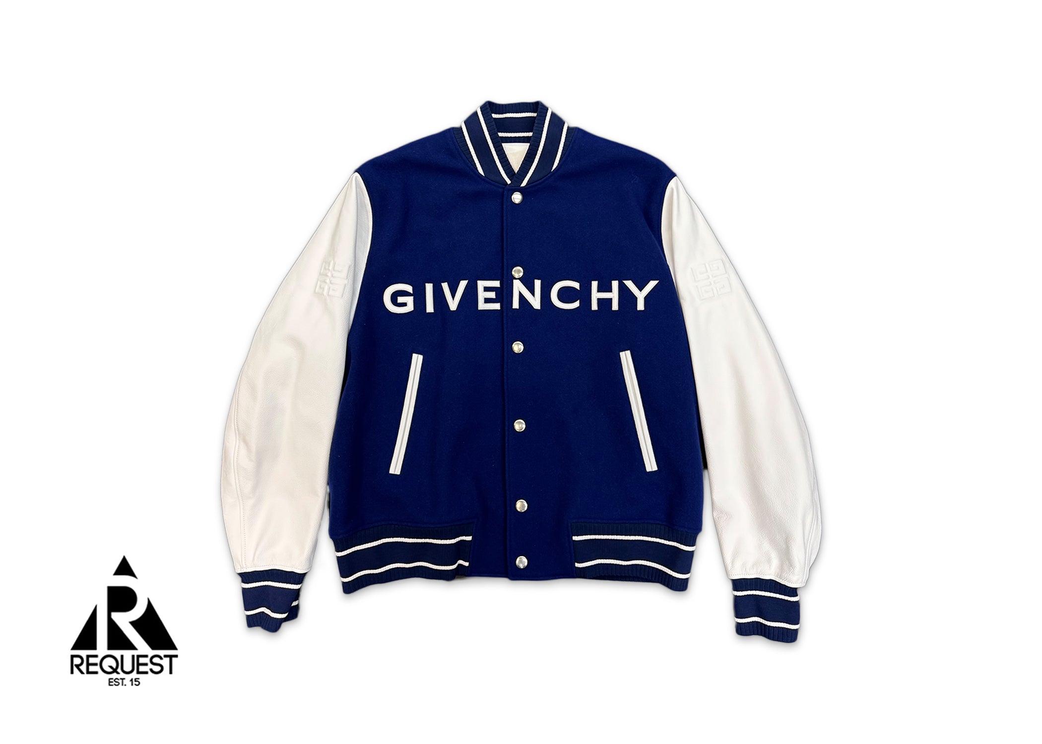 Request, Givenchy Varsity Bomber Jacket "Blue"