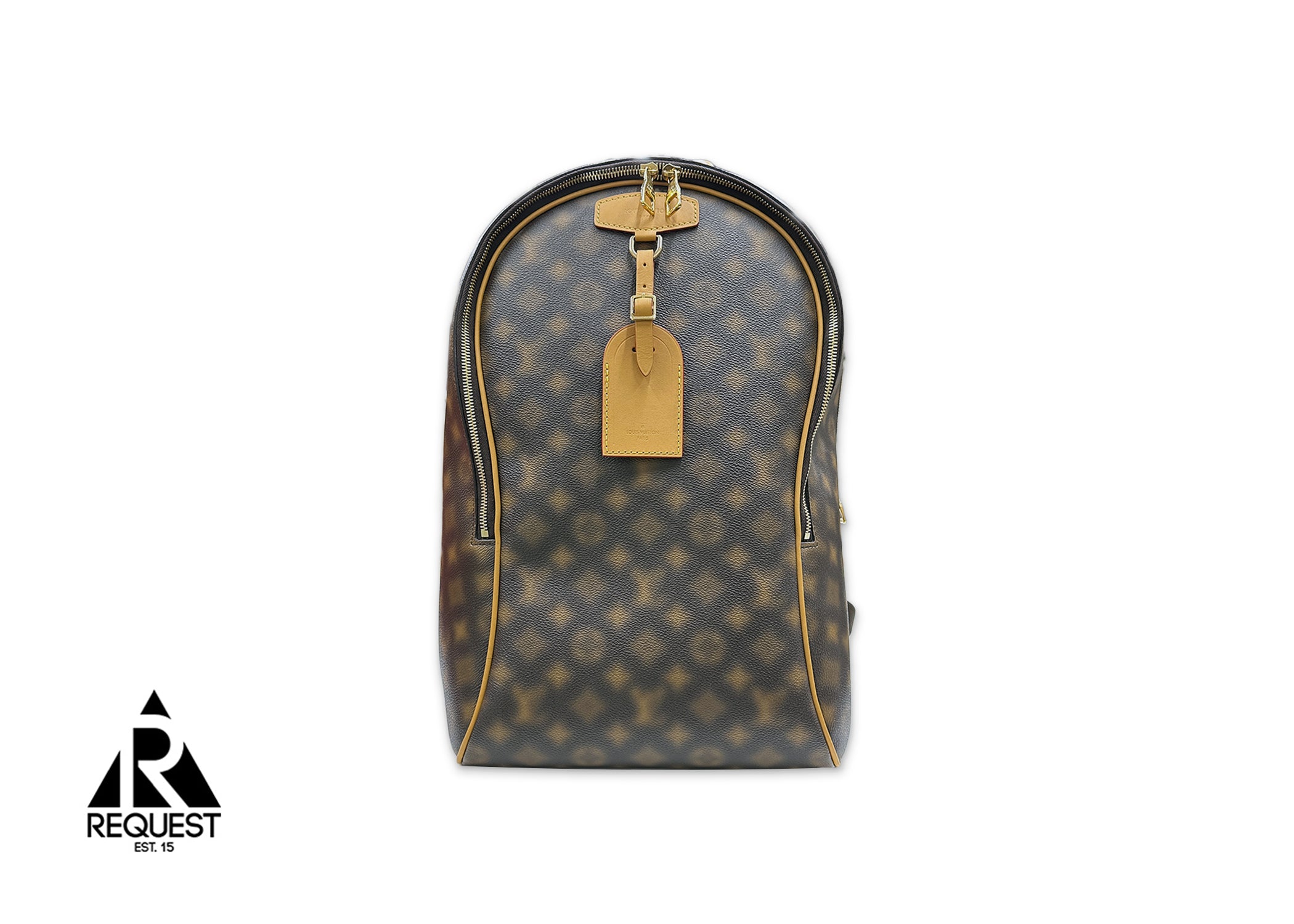 Louis Vuitton, Ellipse Backpack "Blurry Monogram Brown"