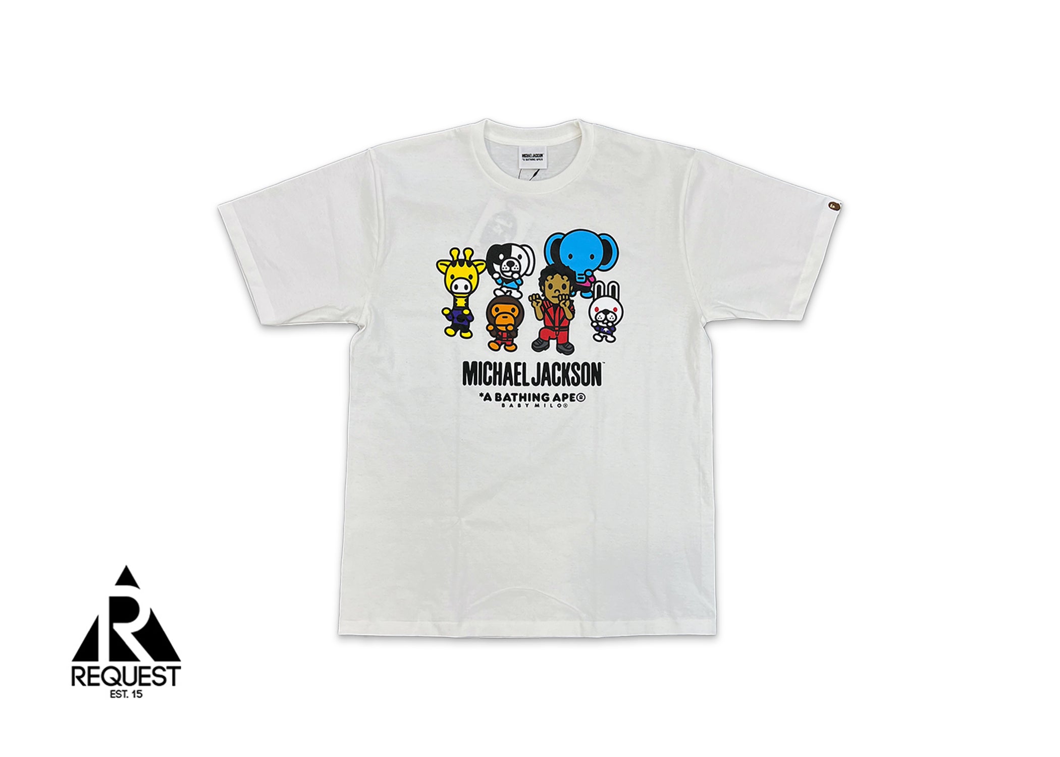 A Bathing Ape x Michael Jackson Baby Milo Tee “White”