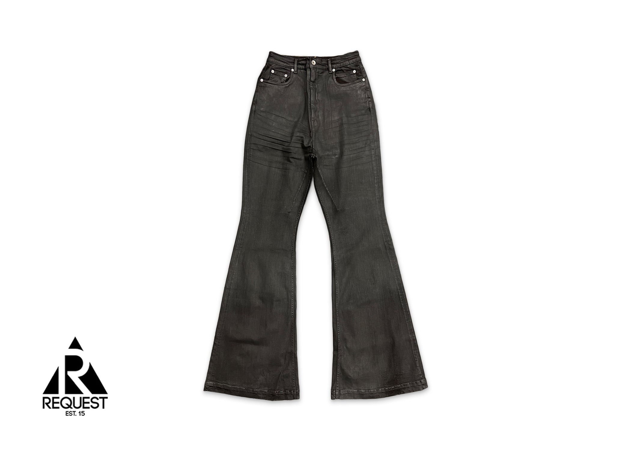 Rick Owens DRKSHDW, Bolan Bootcut Denim "Black"