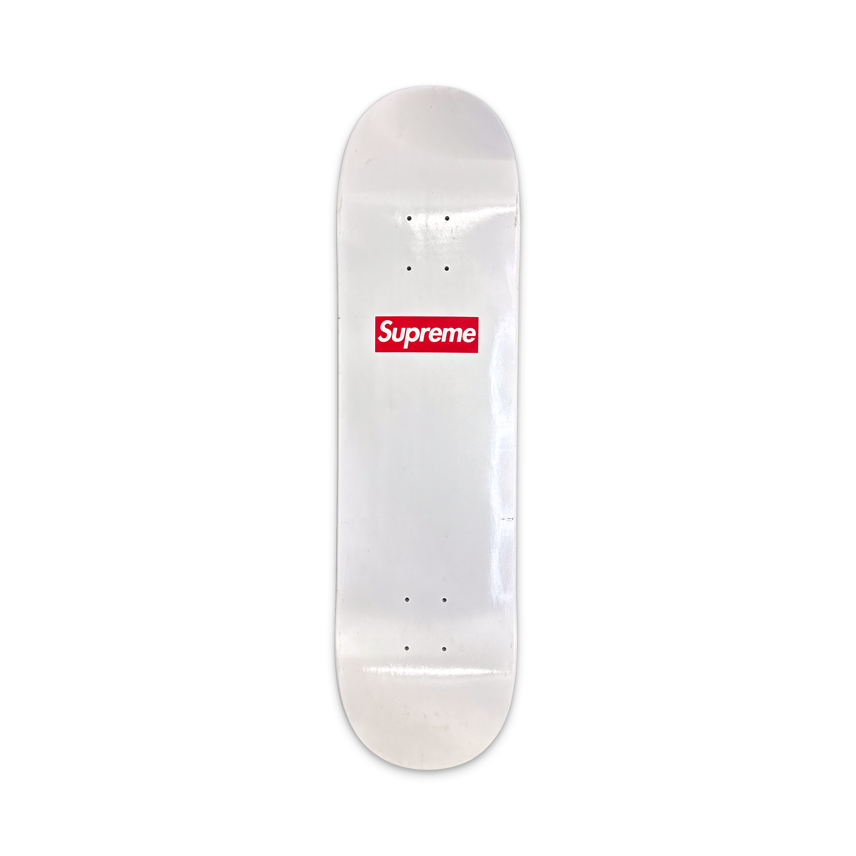 Supreme 20th Anniversary Box Logo Skateboard Deck "White"