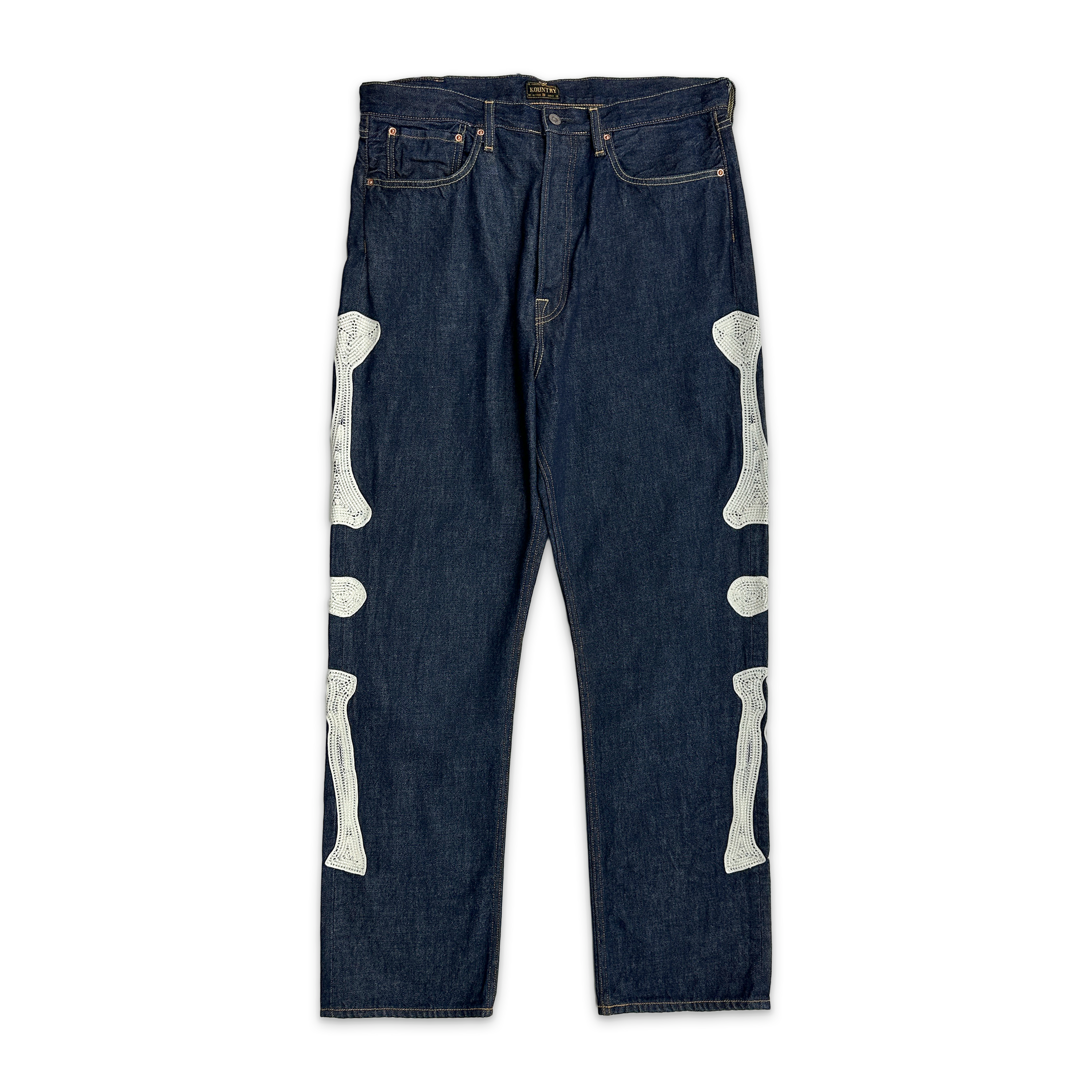Kapital, Skeleton Denim "Raw Indigo"