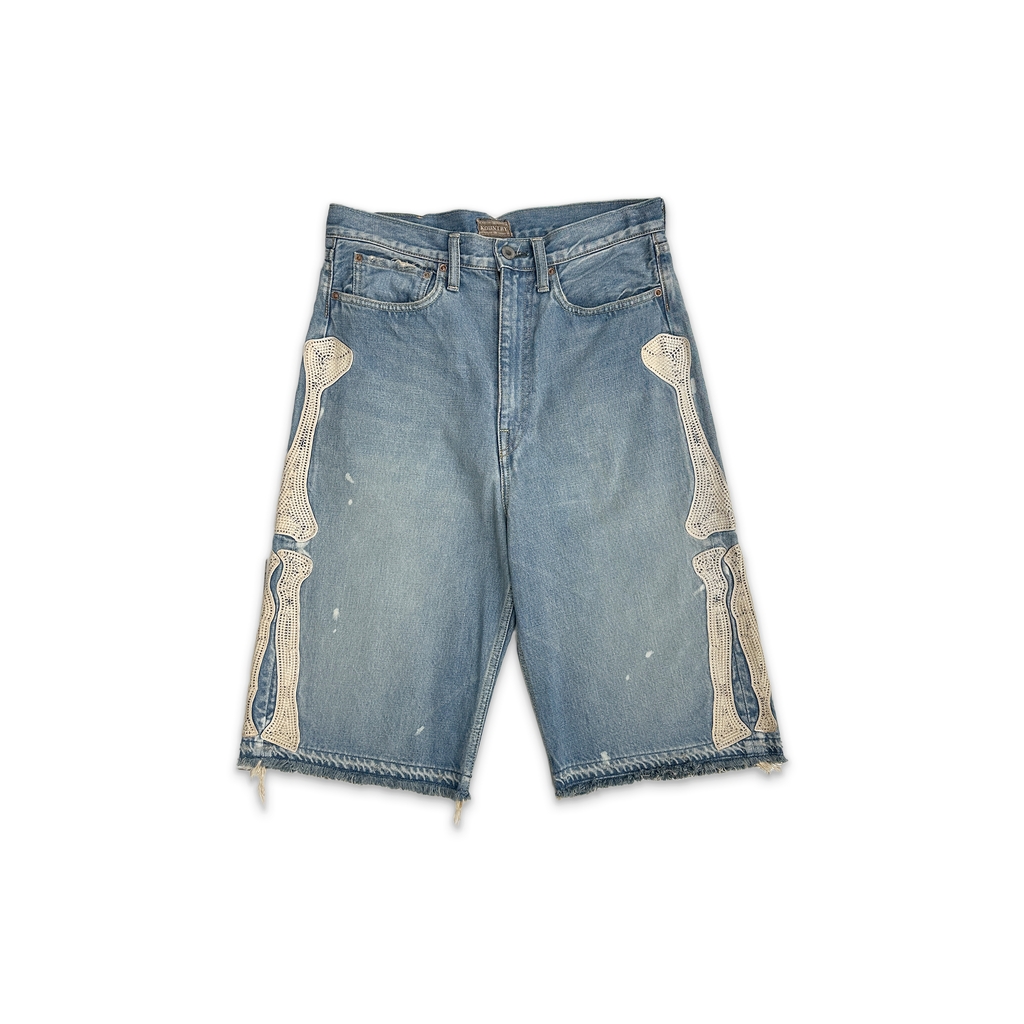 【BAON】Cochatine Denim Short Pants BAON】Cochatine Denim Short Pants Bandits Low Waist Denim