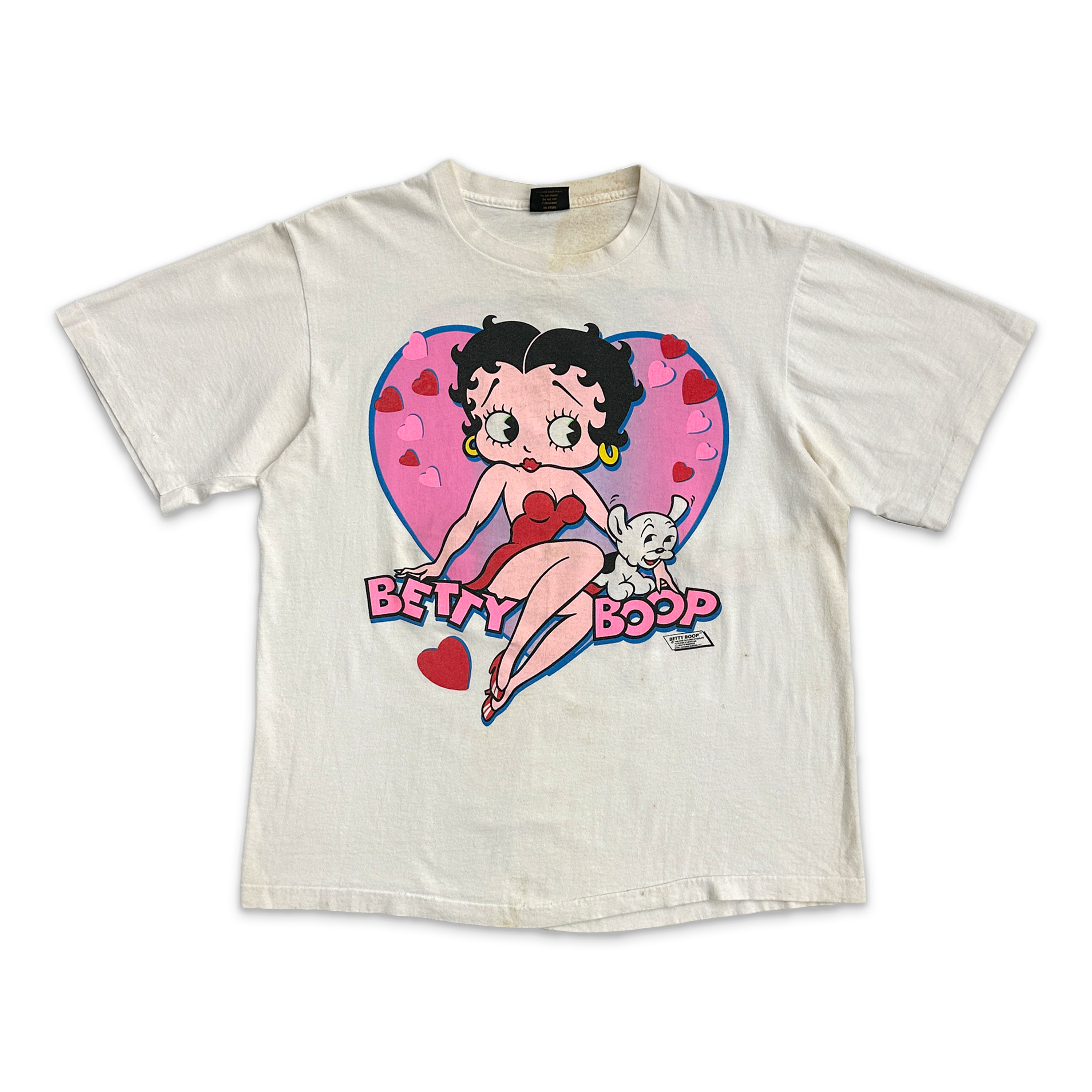 Betty Boop Heart Tee "White"