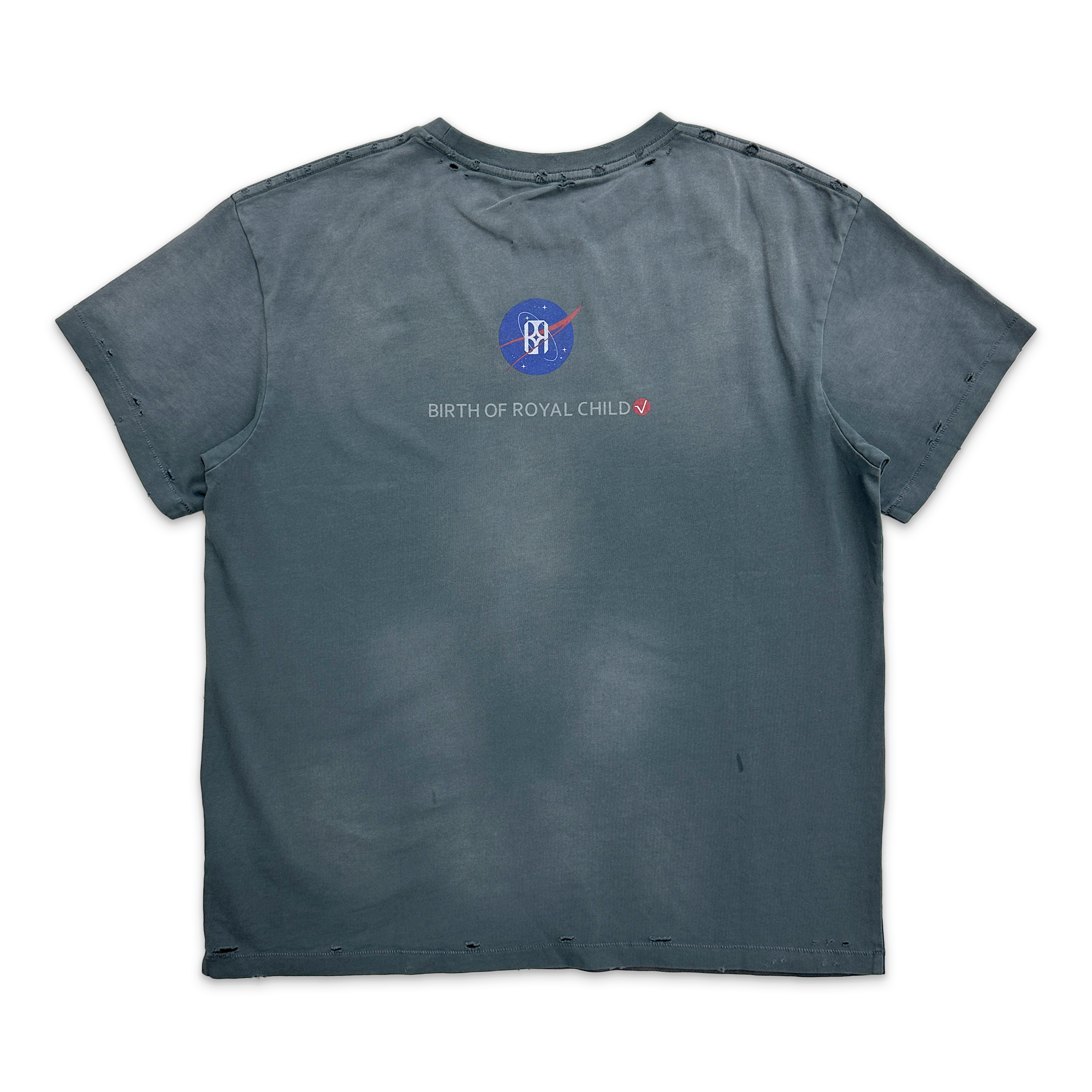 Birth of Royal Child, Rocket Tee "Washed Black"