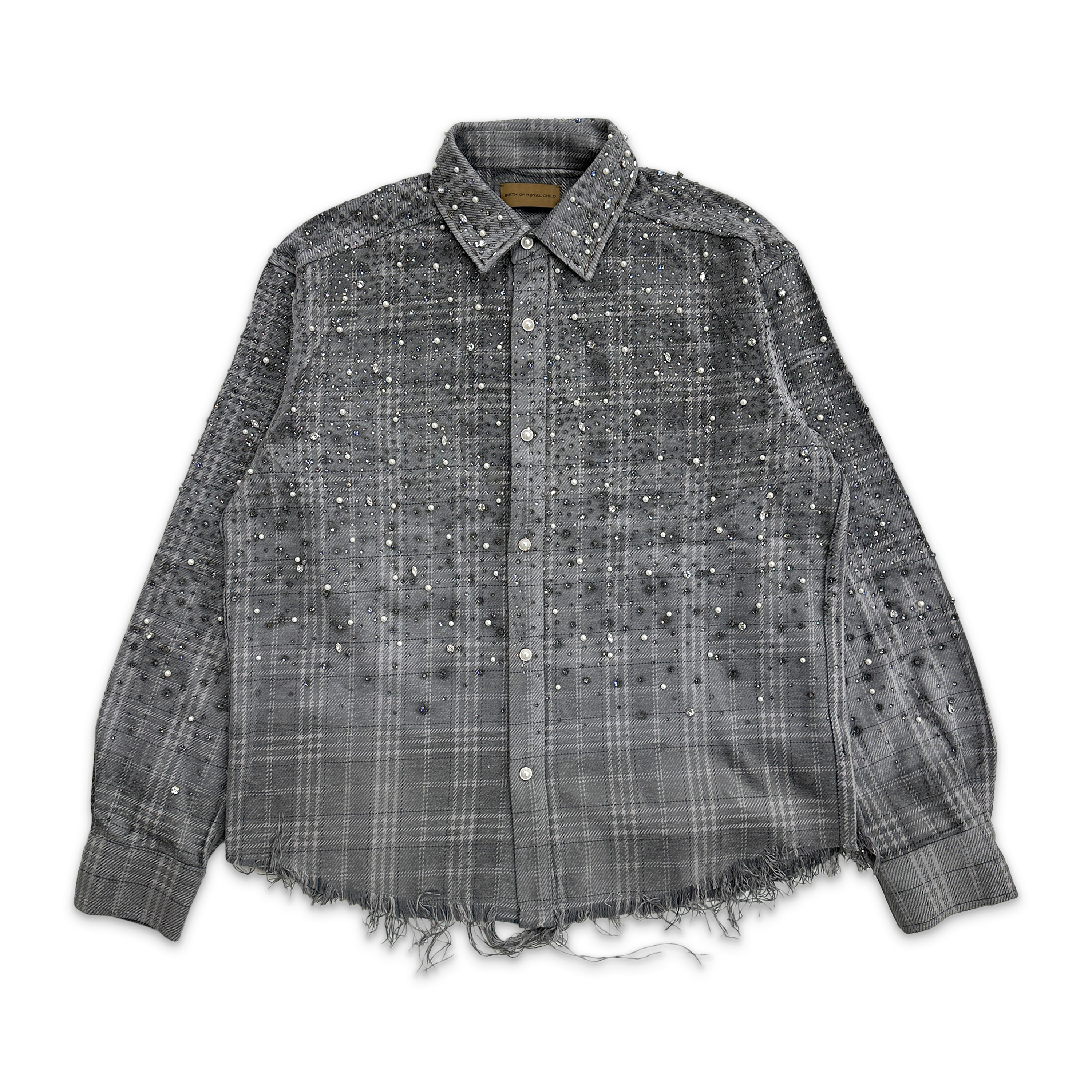 Birth of Royal Child, Pearl And Diamond Shirt "Grey"