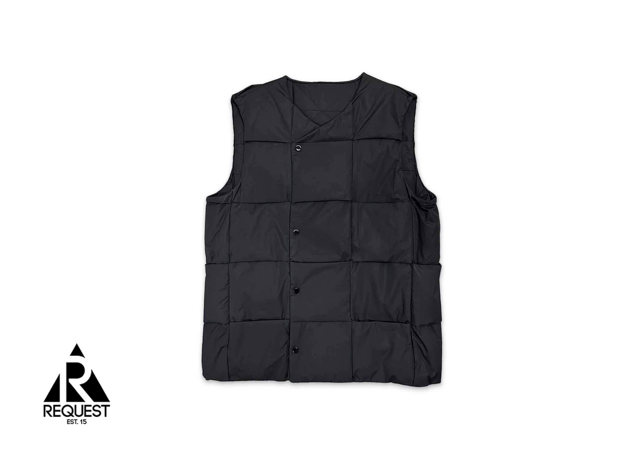 Request, Bottega Veneta Padded Gilet Vest "Black"