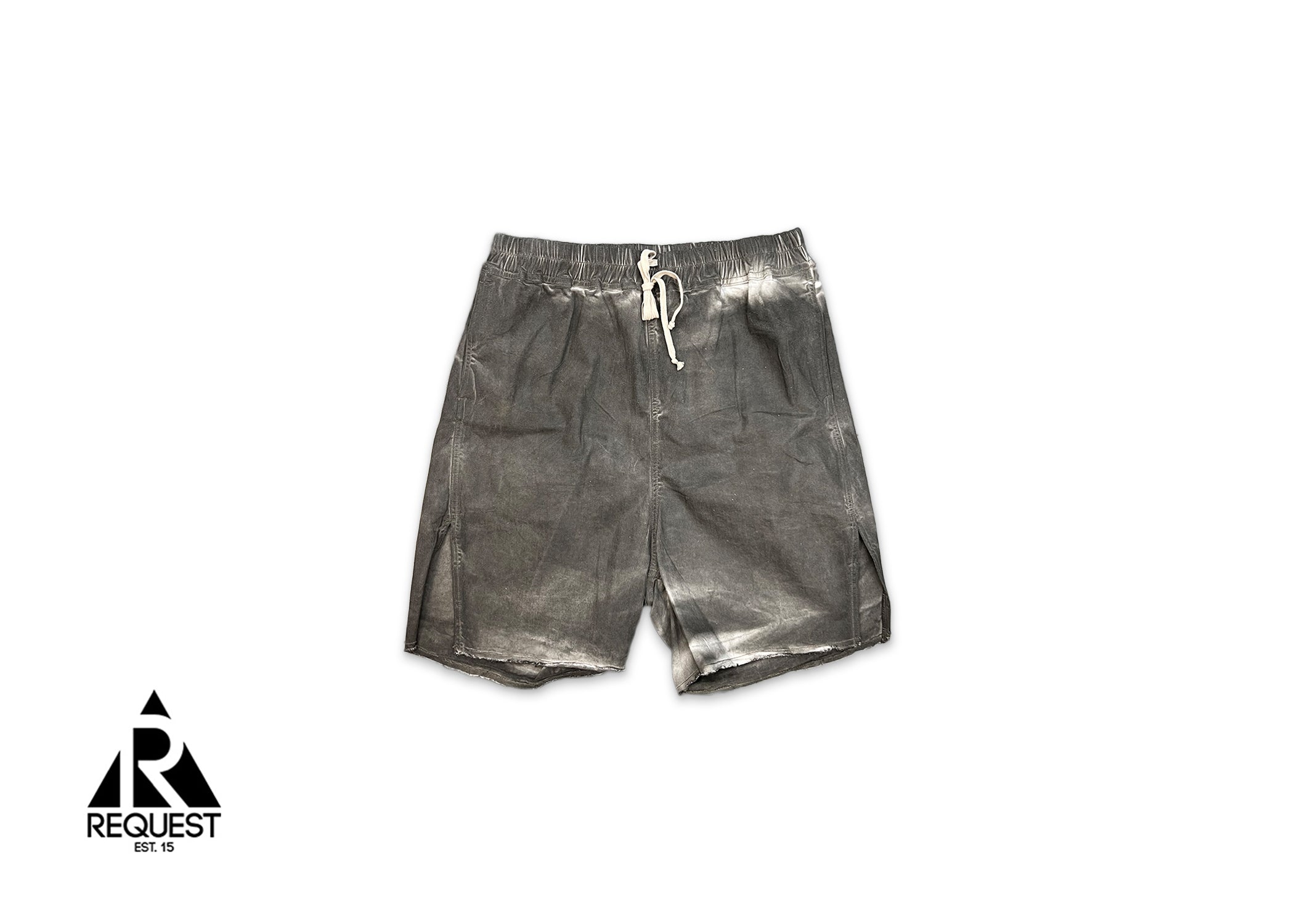 Rick Owens, Long Denim Boxer Shorts "Dark Dust"
