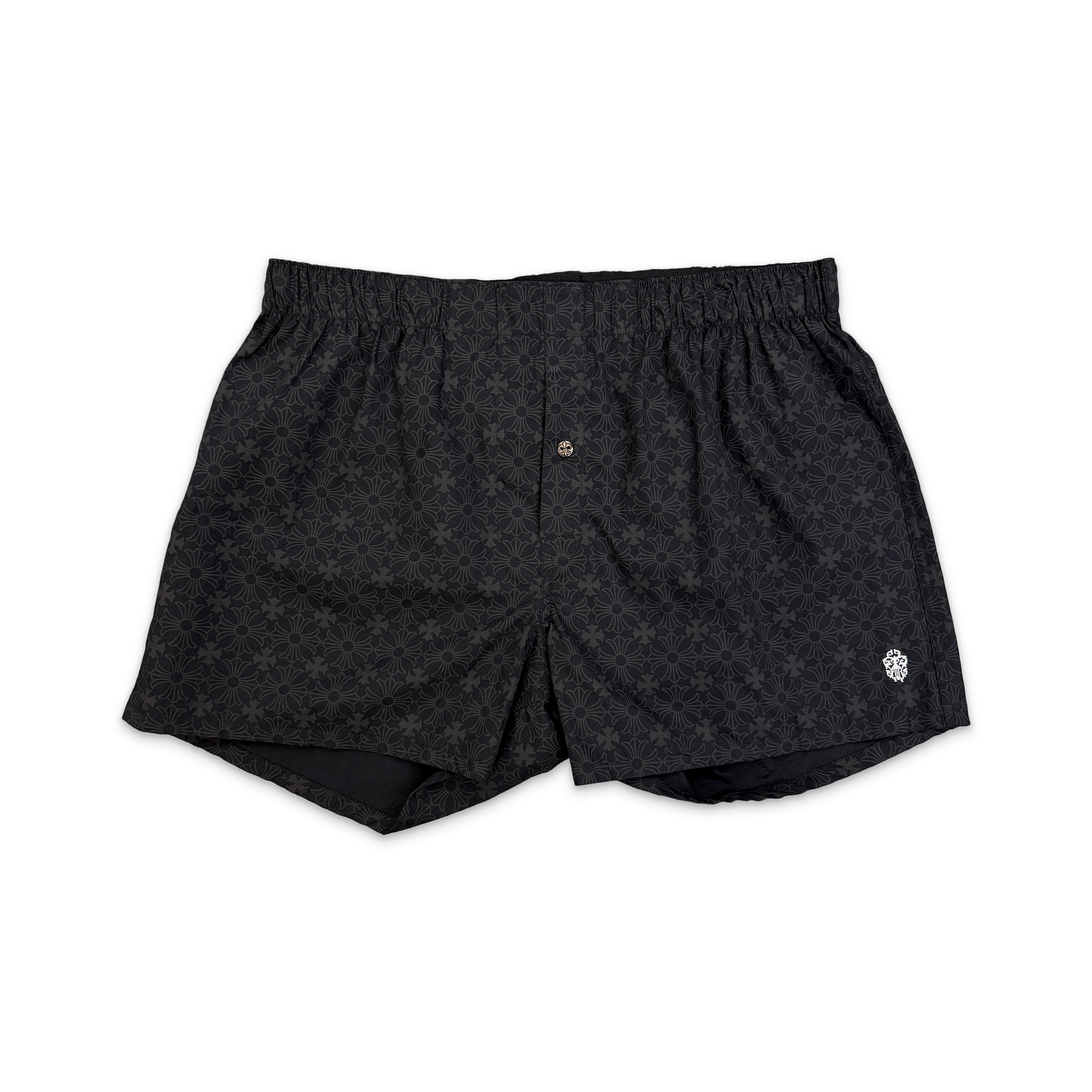 Chrome Hearts, Monogram Boxer Briefs Shorts "Black"
