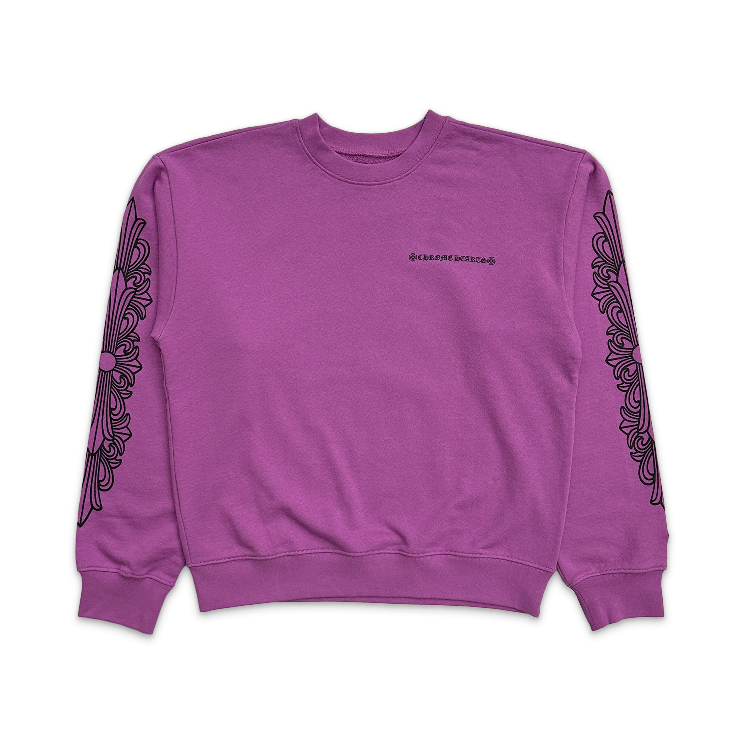 Matty Boy Spider Web Crewneck Sweatshirt "Purple"