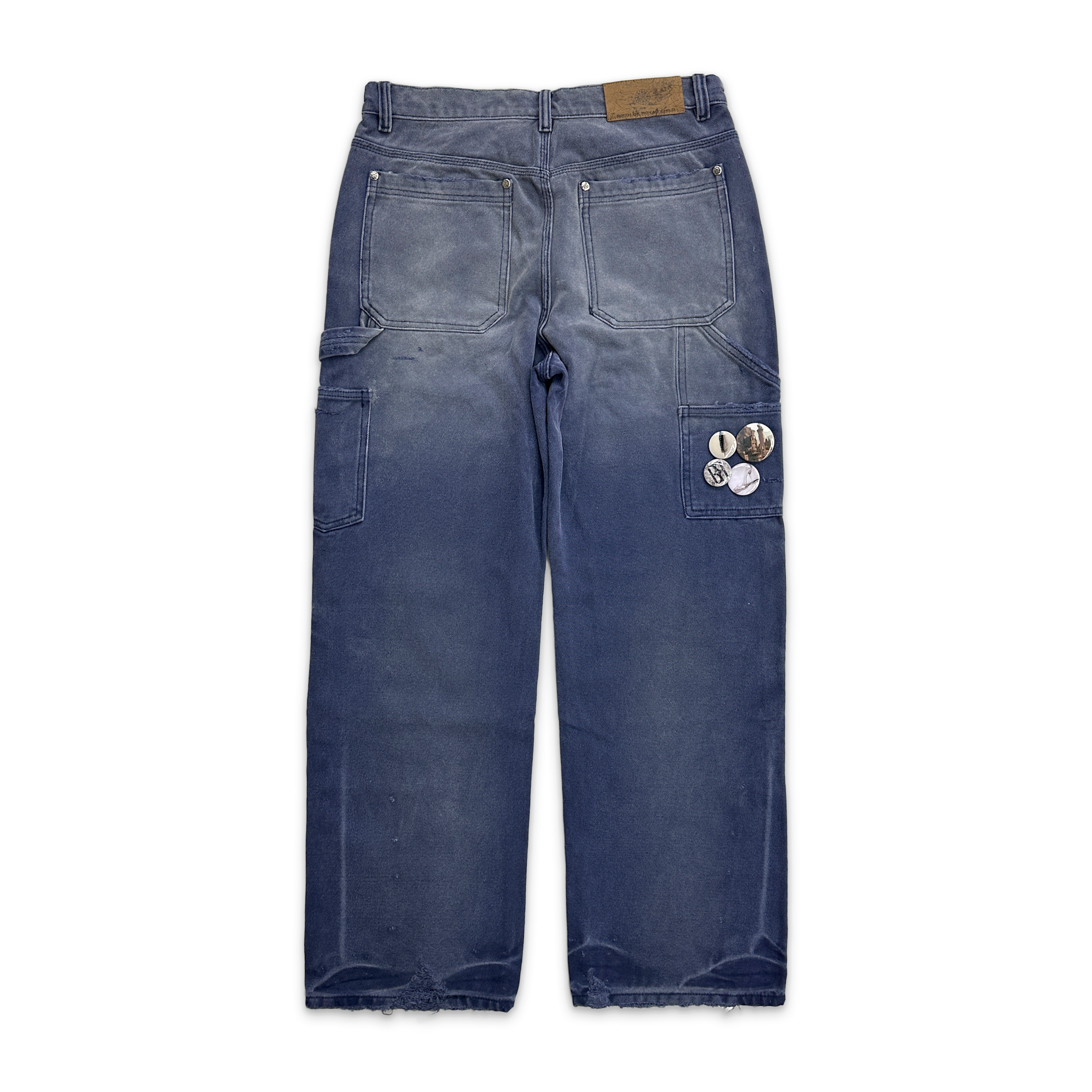Birth of Royal Child, 1920's Carpenter Pants "Blue"