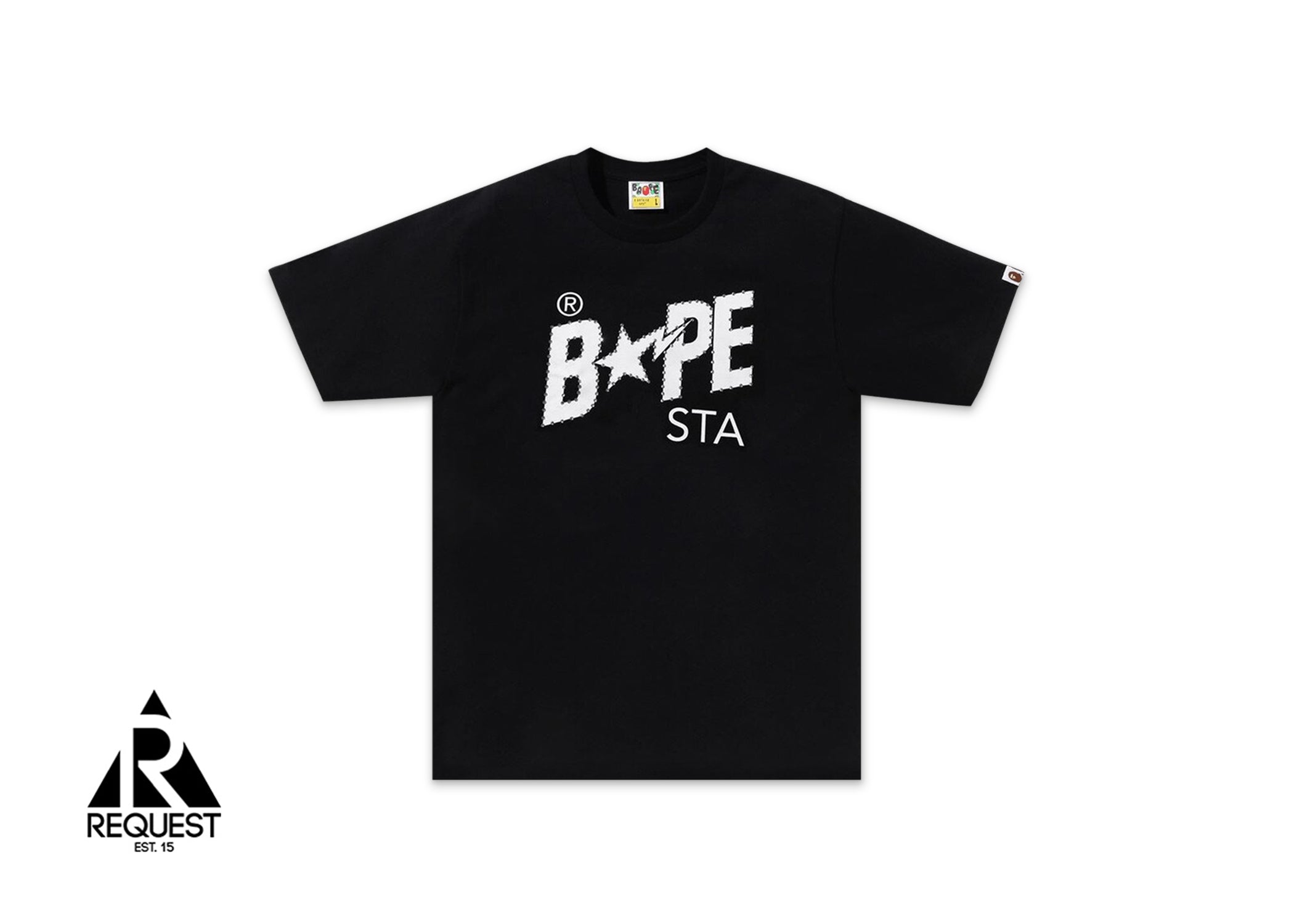 A Bathing Ape BAPE Crystal Bapesta Tee “Black”