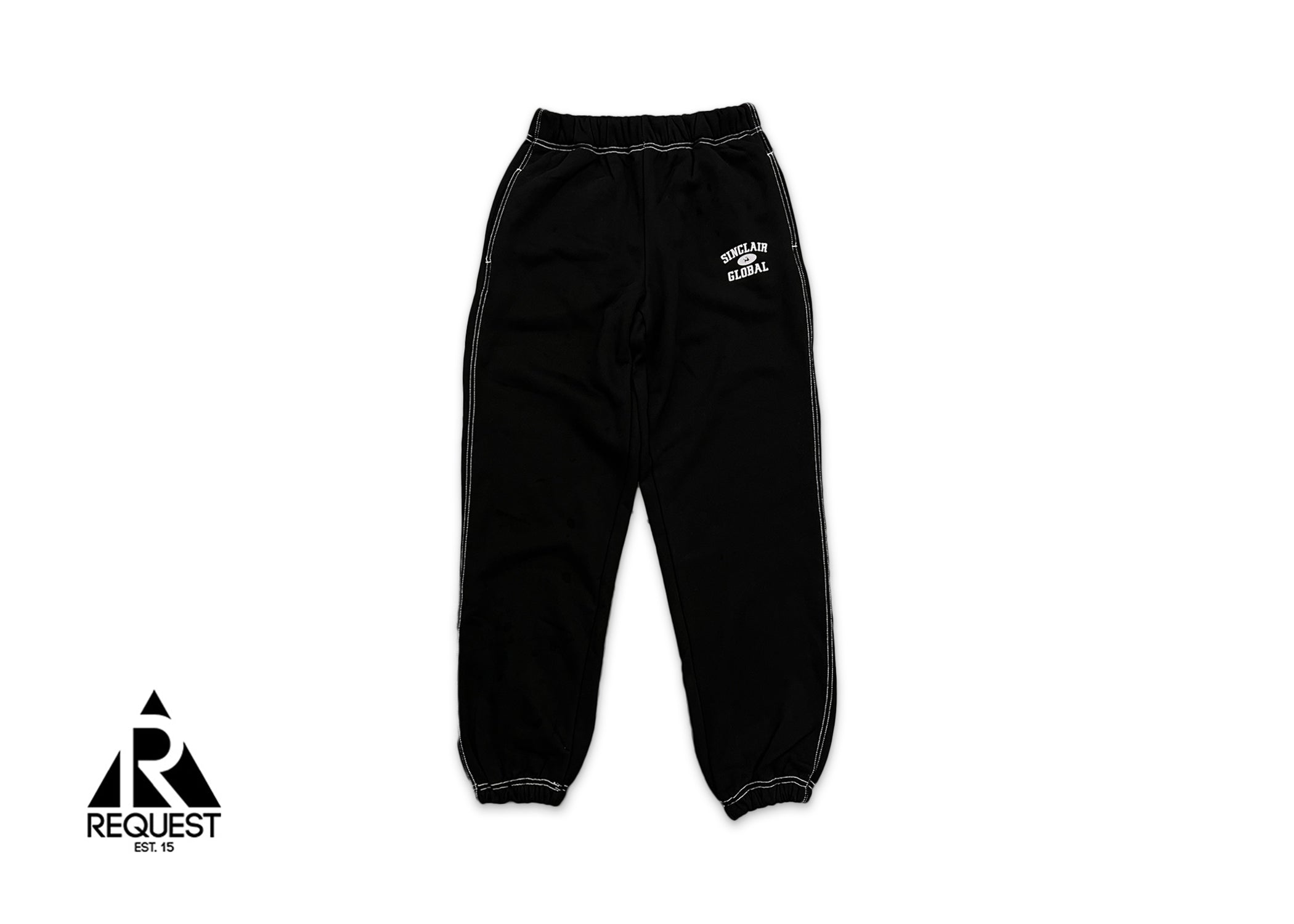 Sinclair Contrast Stitch Athletic Sweatpants "Charcoal Grey"