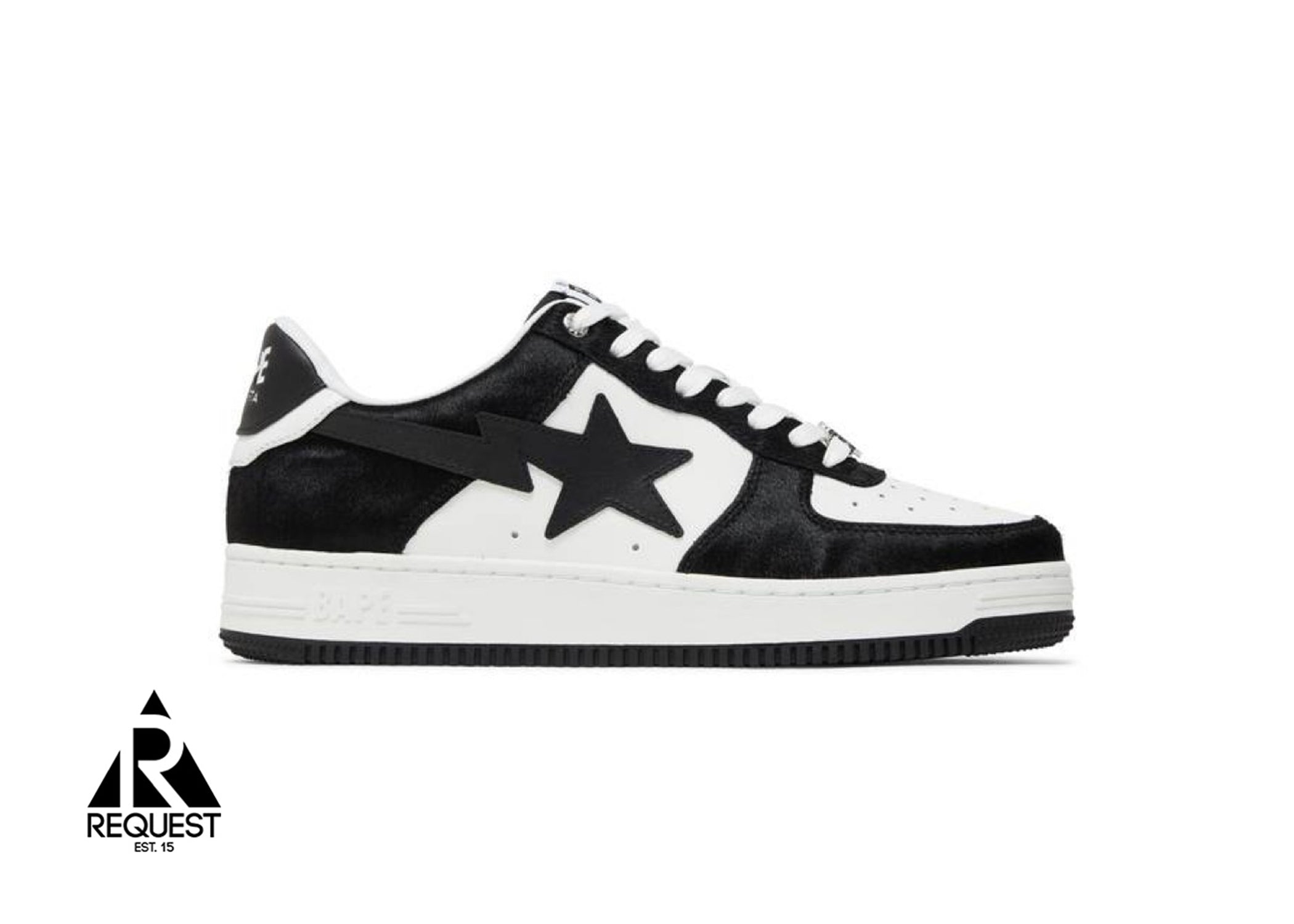 A Bathing Ape Bapesta #1 "Black Calf Hair"