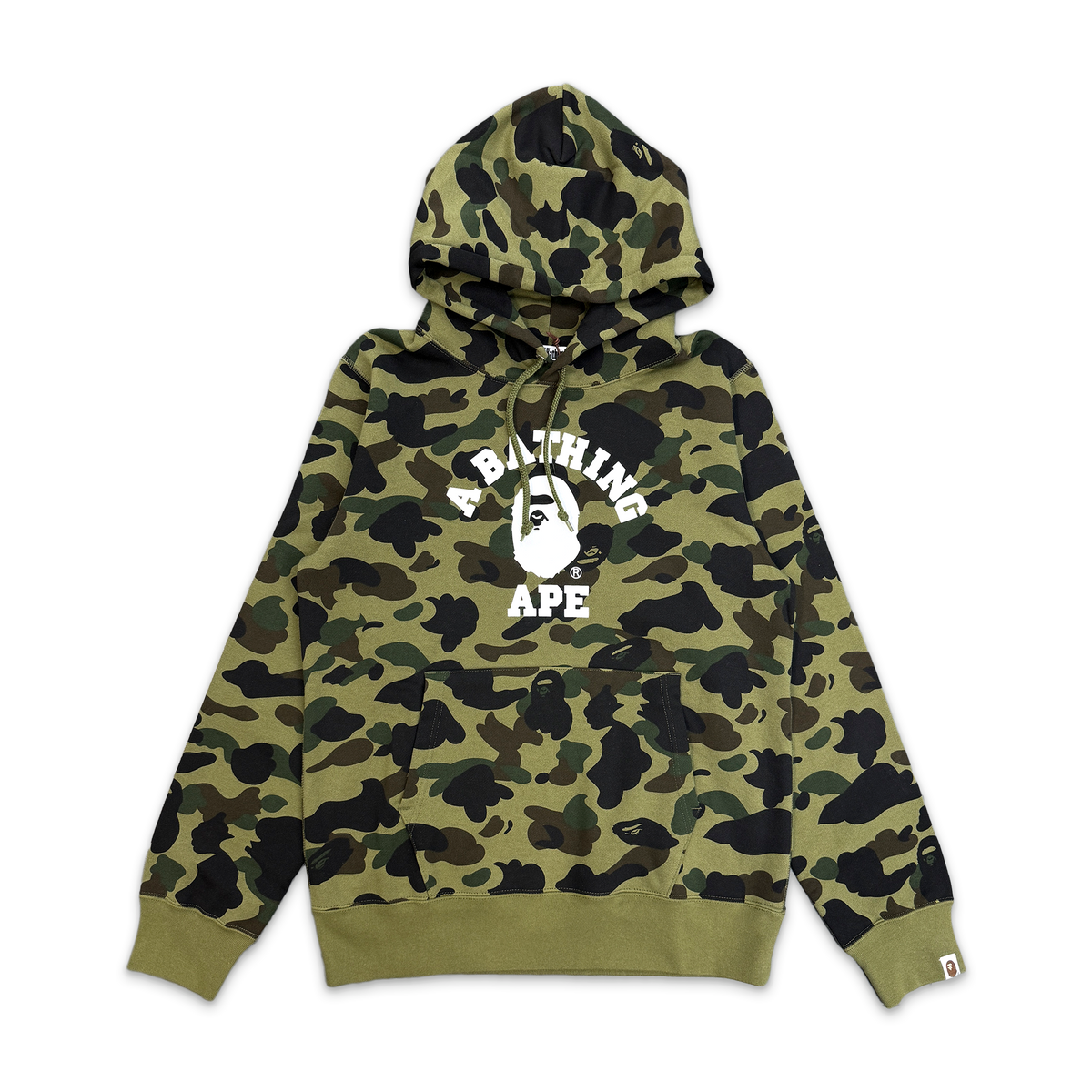 BAPE 1st Camo Pullover Hoodie "Green"