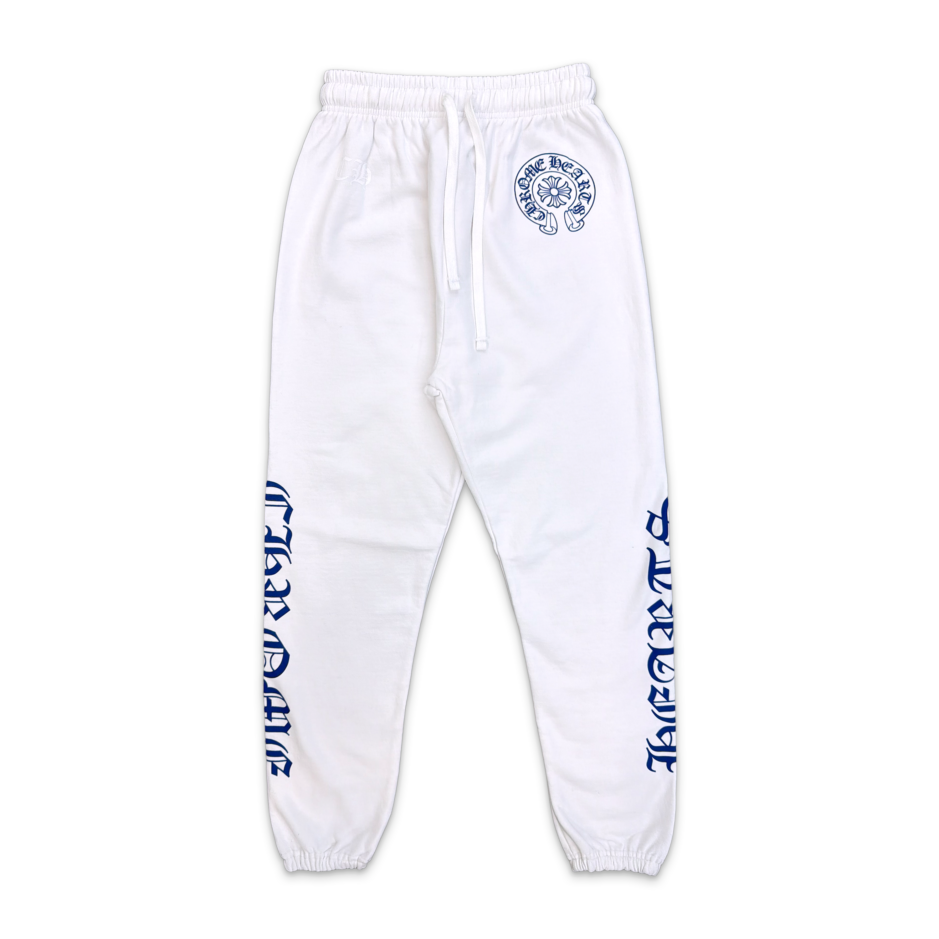 Horseshoe Sweatpants "White/Blue"