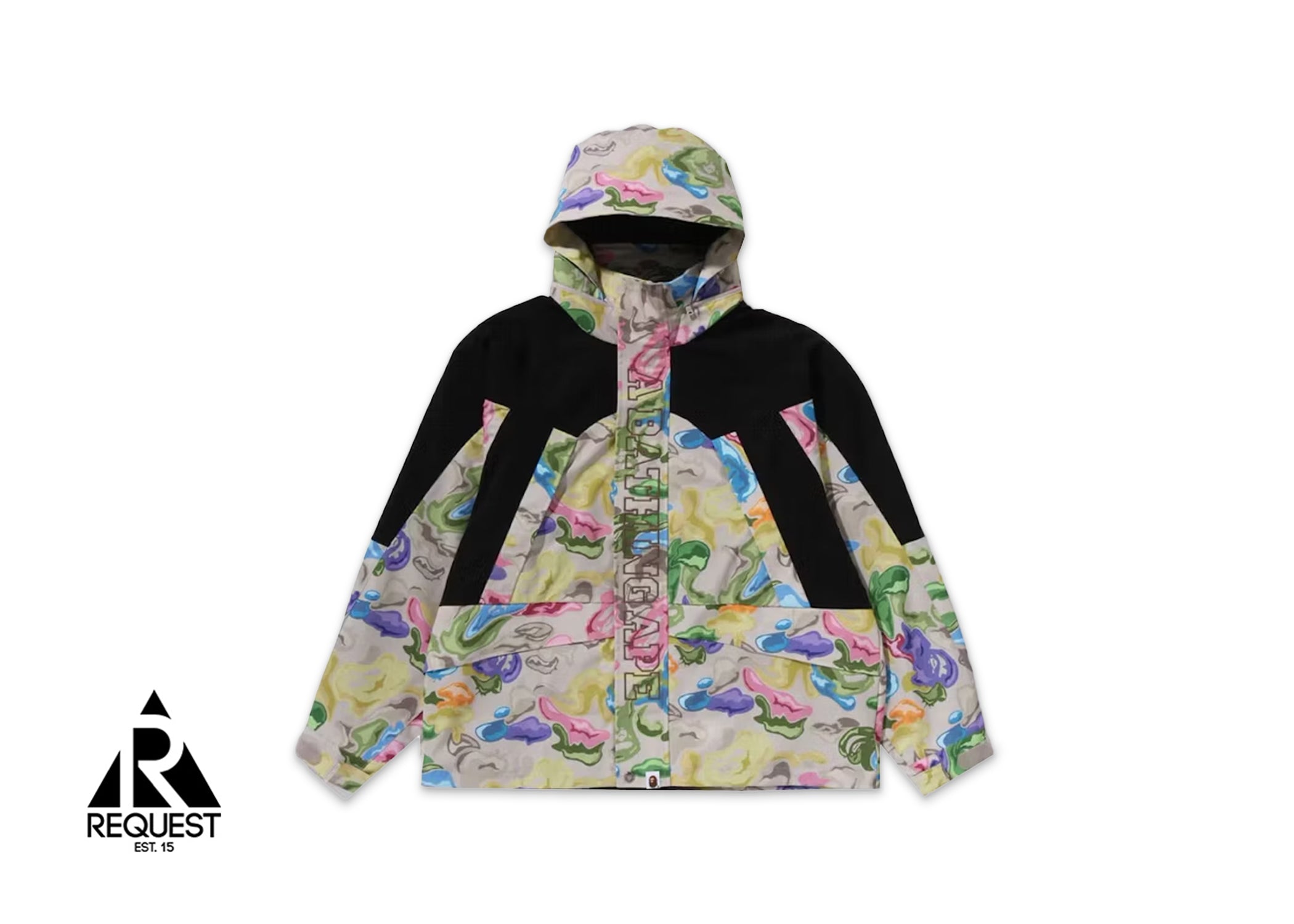 A Bathing Ape BAPE Art Camo Snowboard Jacket "Multi"