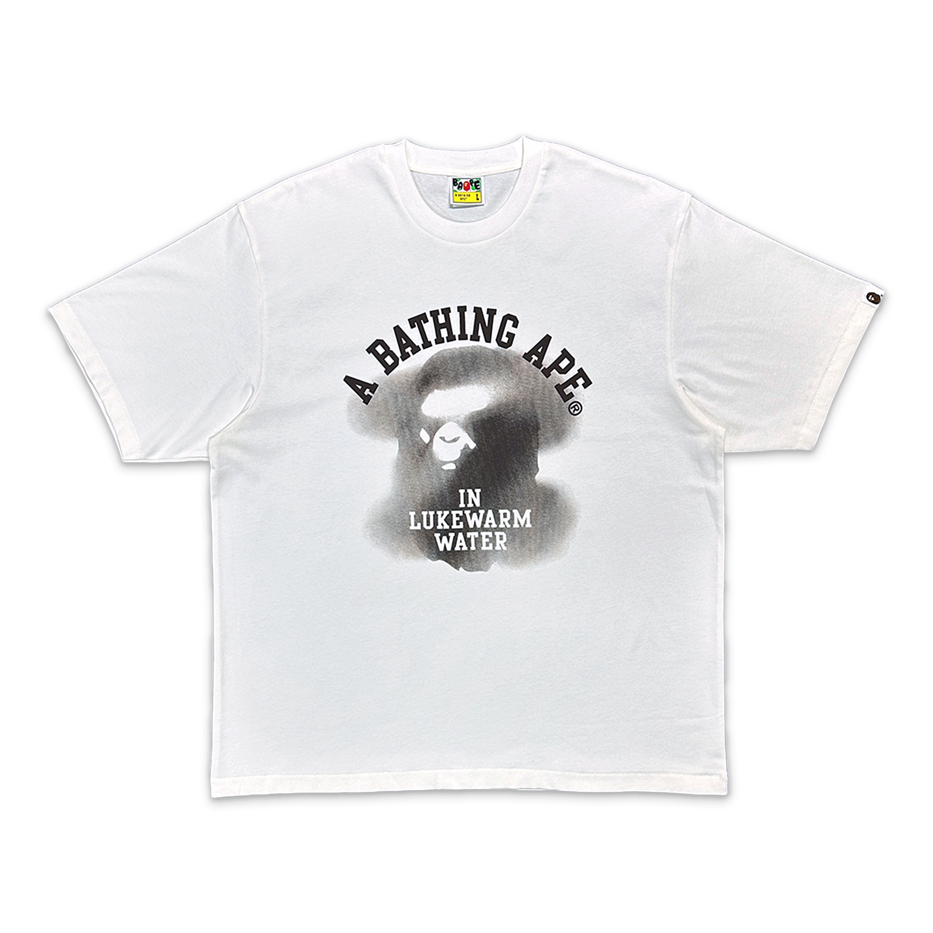 A Bathing Ape (BAPE), Ape In Lukewarm Water Tee "Cream"