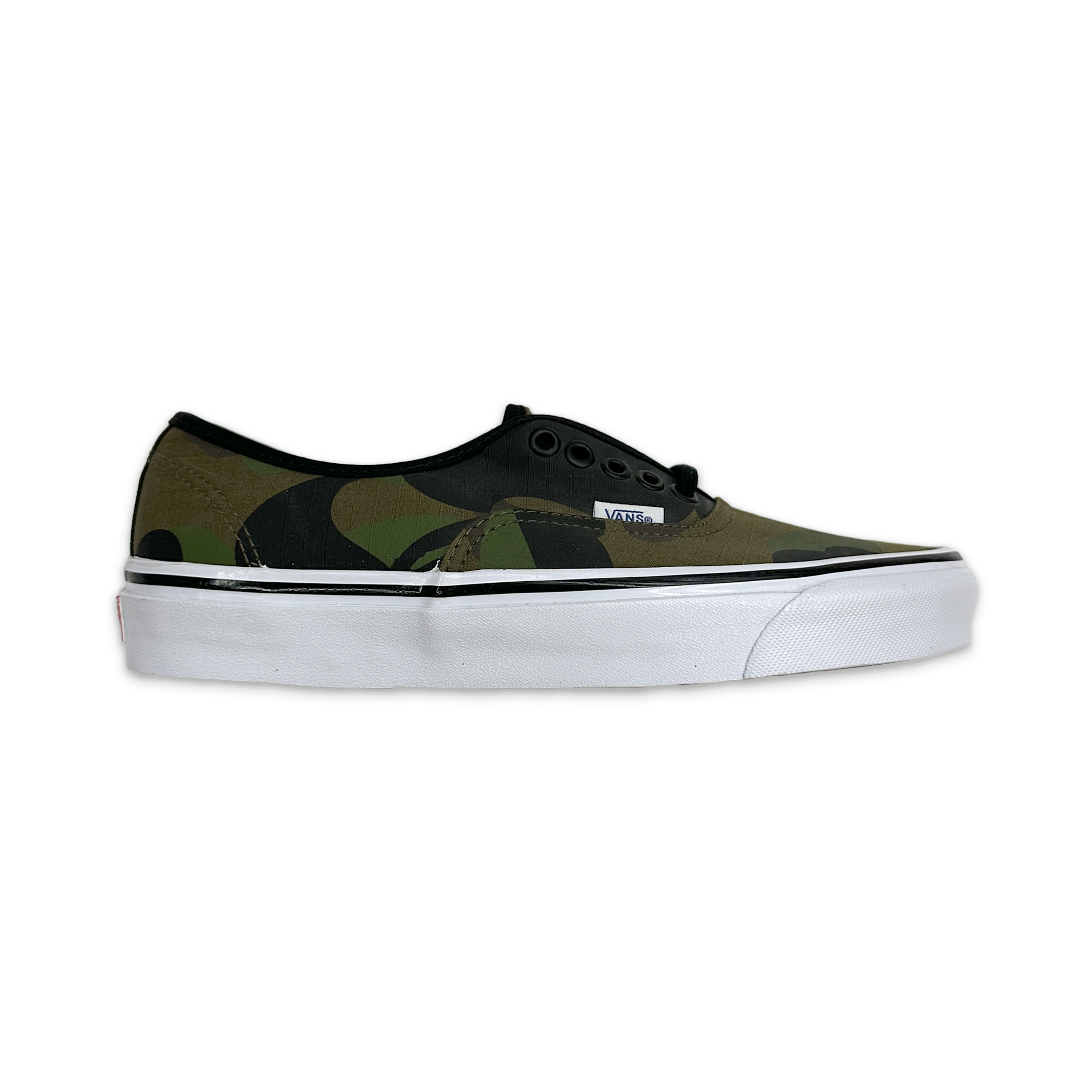 Vans, A Bathing Ape (BAPE) Authentic 44 Dx “Green 1st Camo”