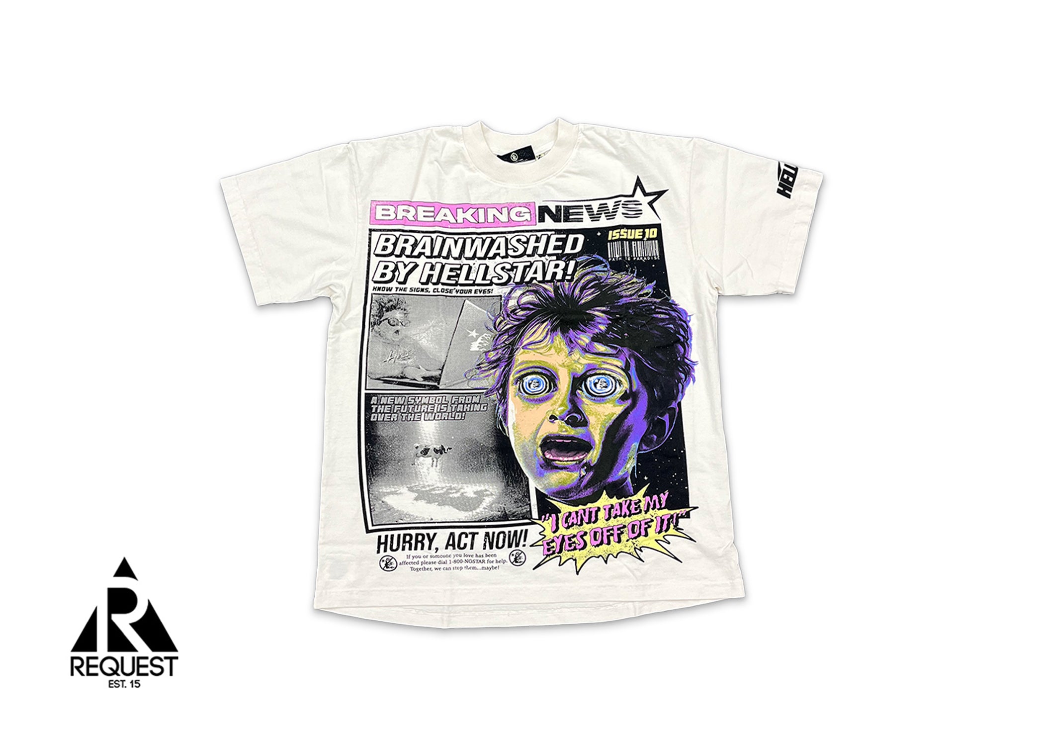 HellStar Breaking News Tee "White"