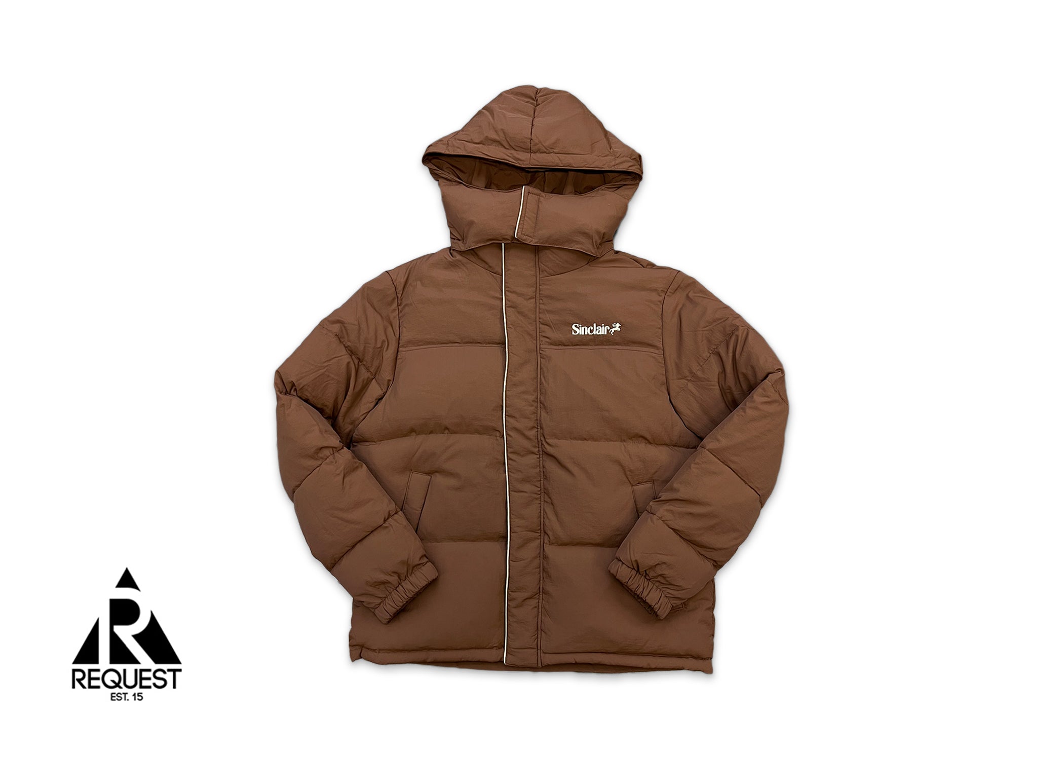 Sinclair Script Puffer 2.0 Jacket "Chocolate"