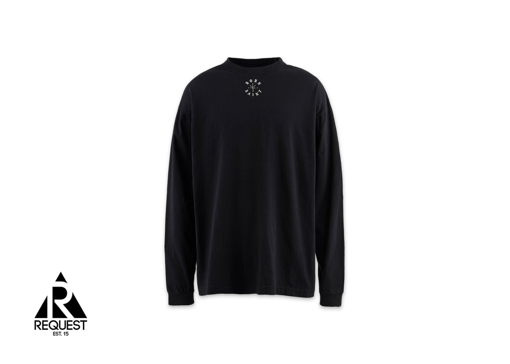 Saint Michael x Born & Raised Born Saint L/S Tee "Black"