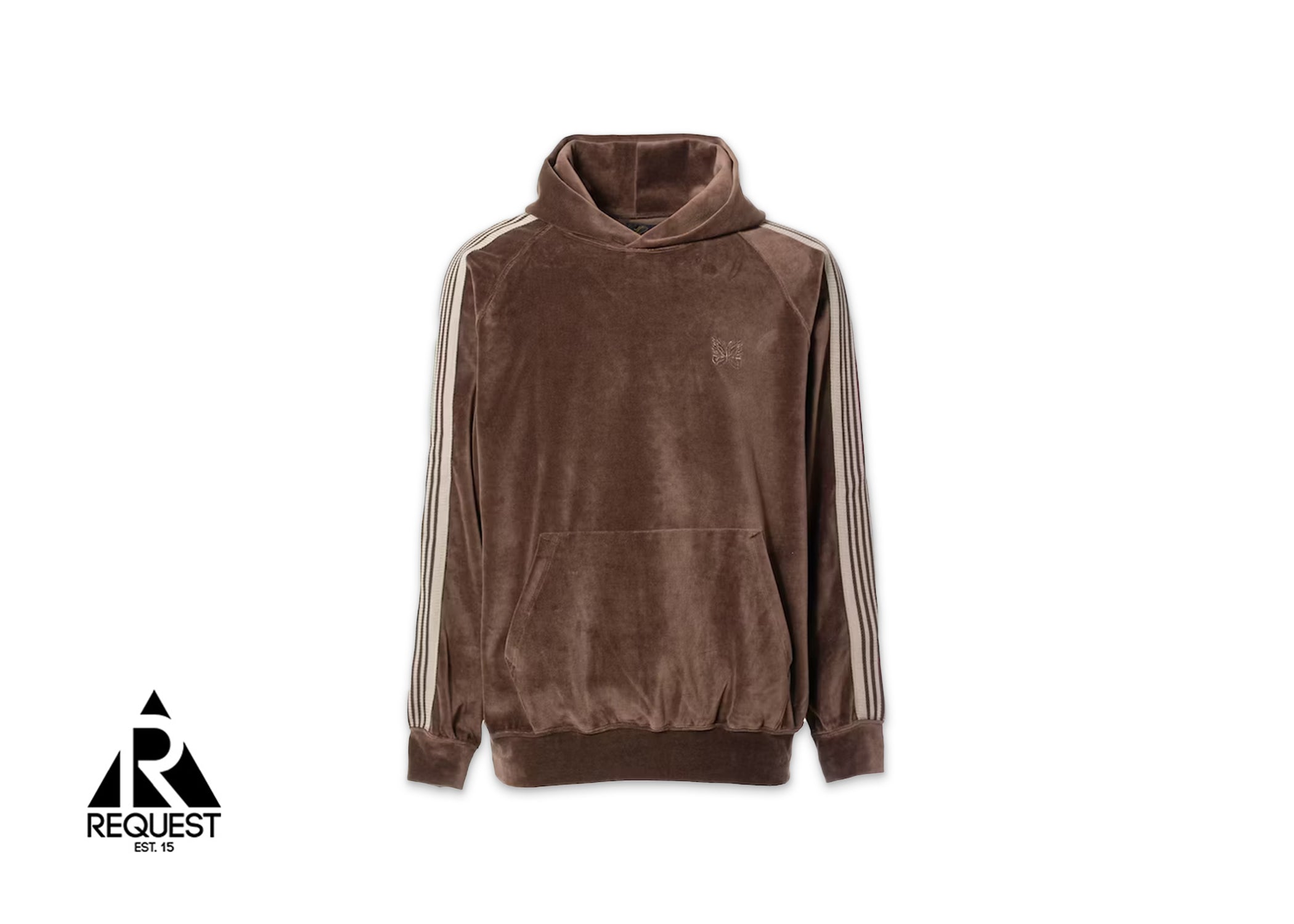 Needles Velour Track Hoodie "Brown"