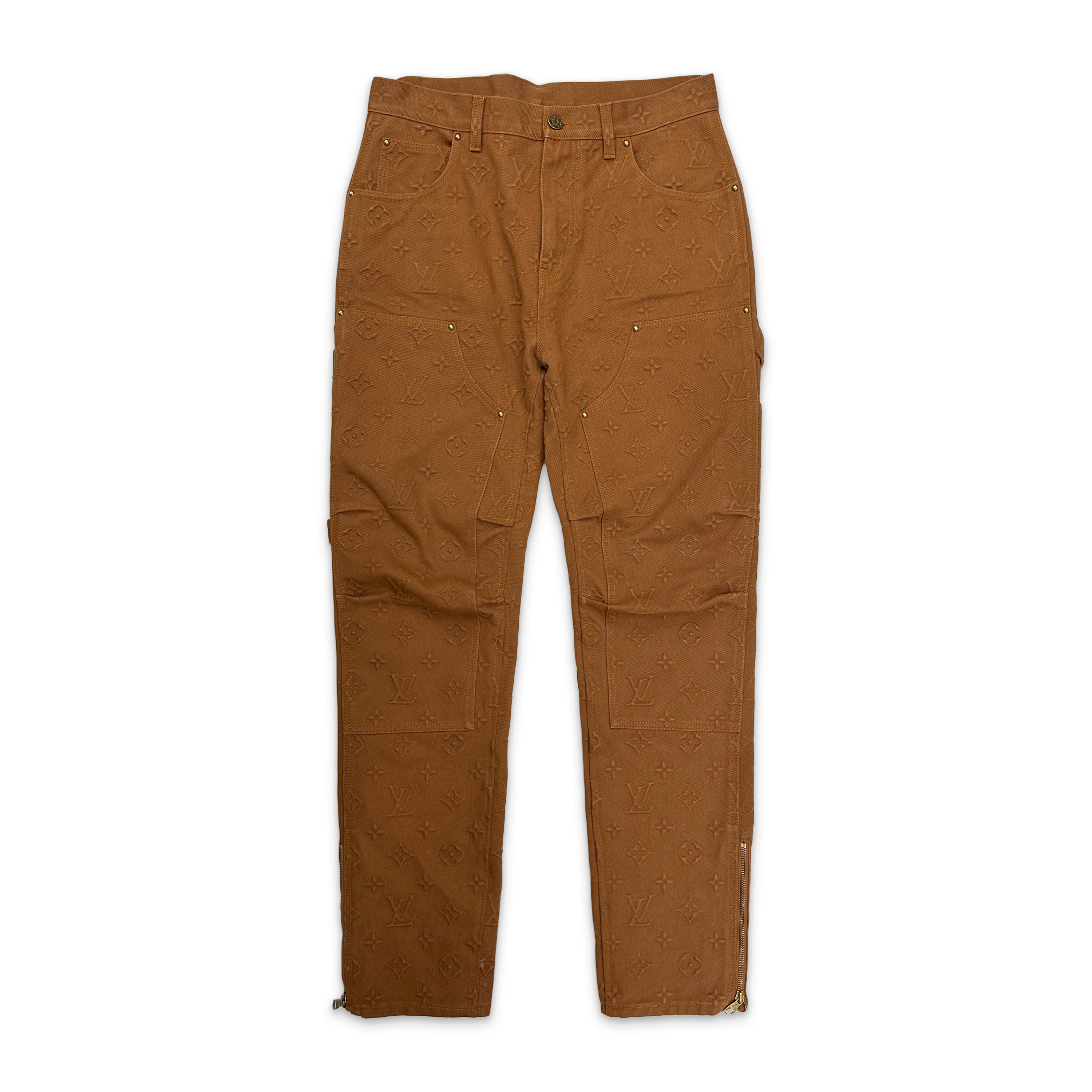 Louis Vuitton, Monogram Workwear Carpenter Pants "Brown"