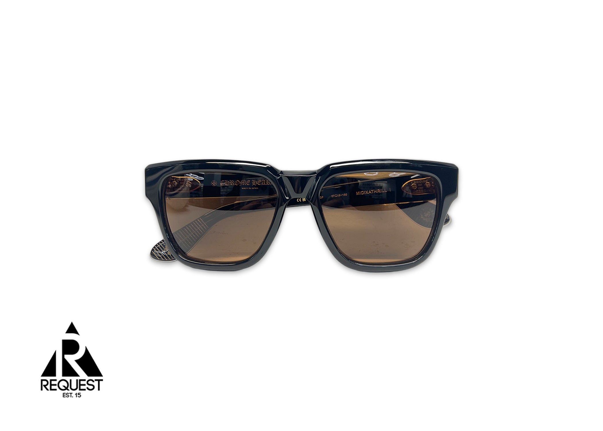 Chrome Hearts, Midixathrill I Glasses "Black/Gold"