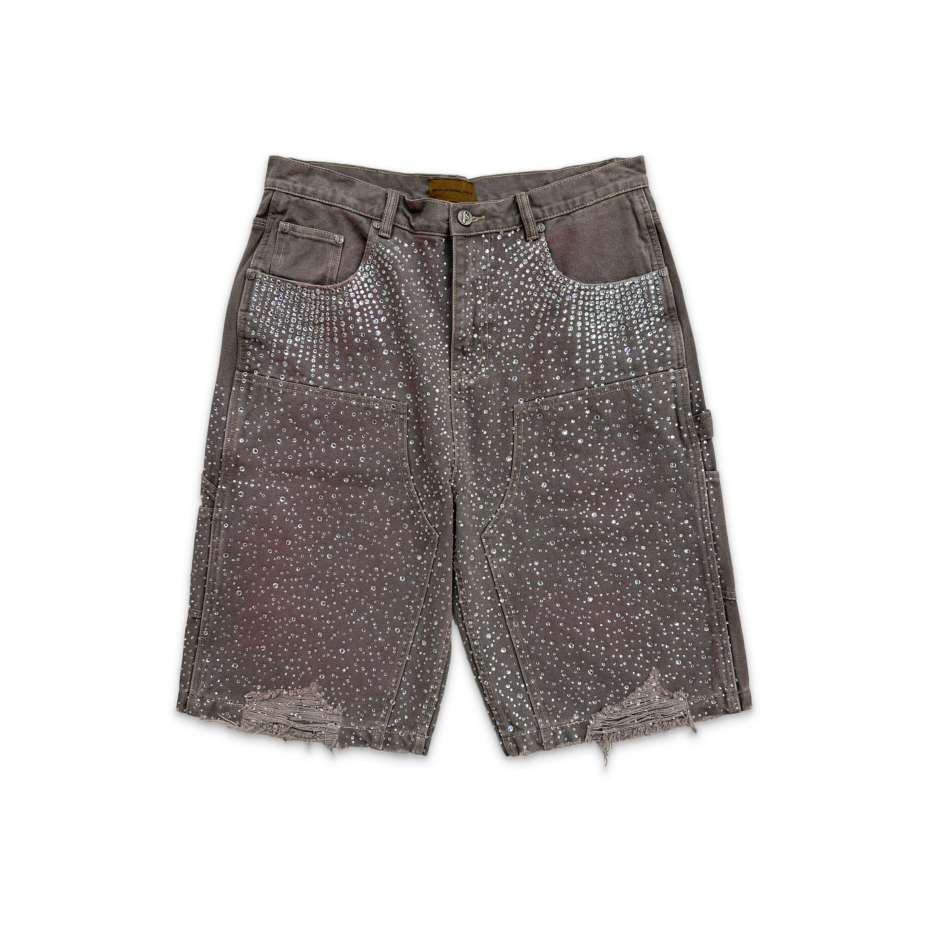 Birth of Royal Child, Redial 20k Diamond Jorts "Washed Brown"