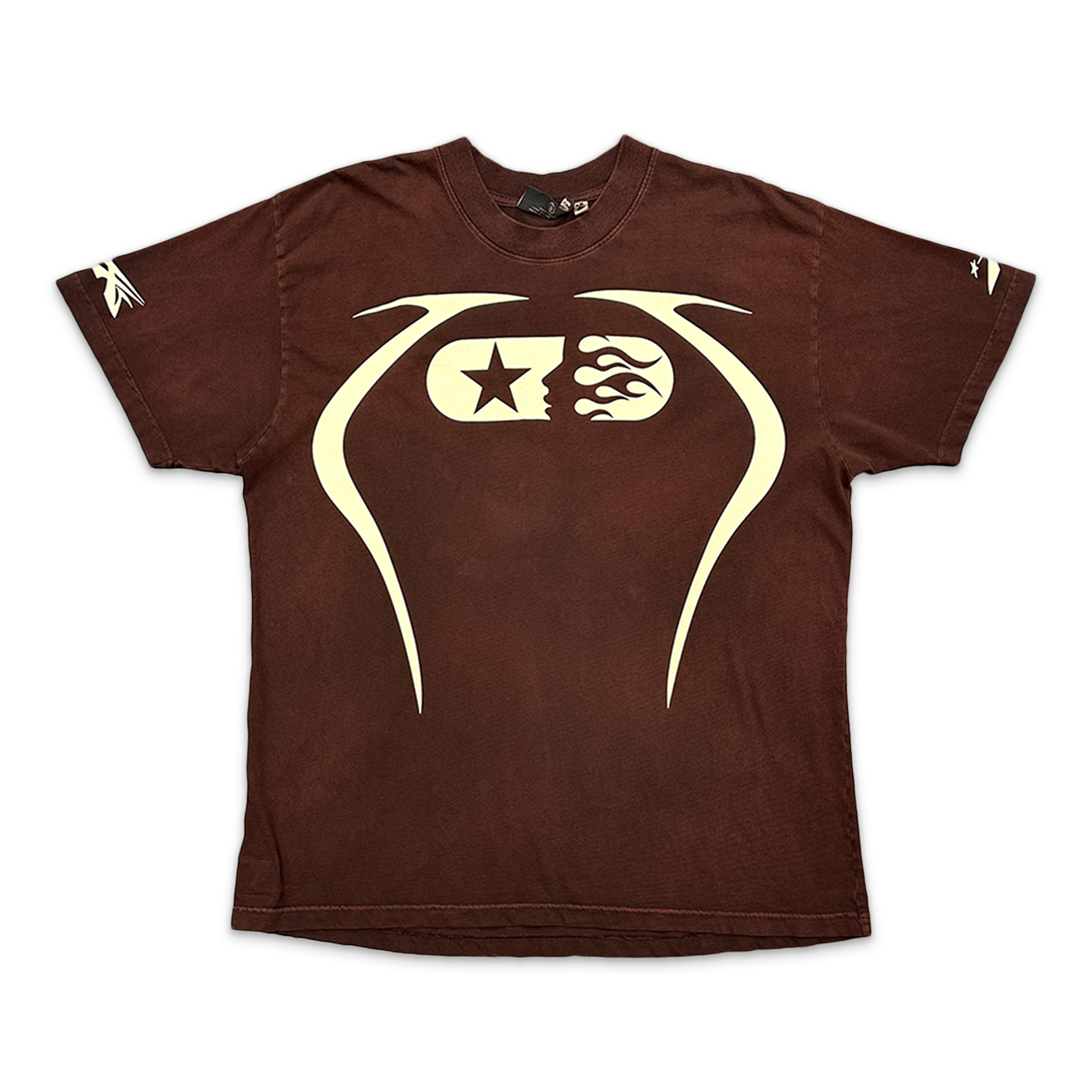 Hellstar, Warm Up Tee "Brown"