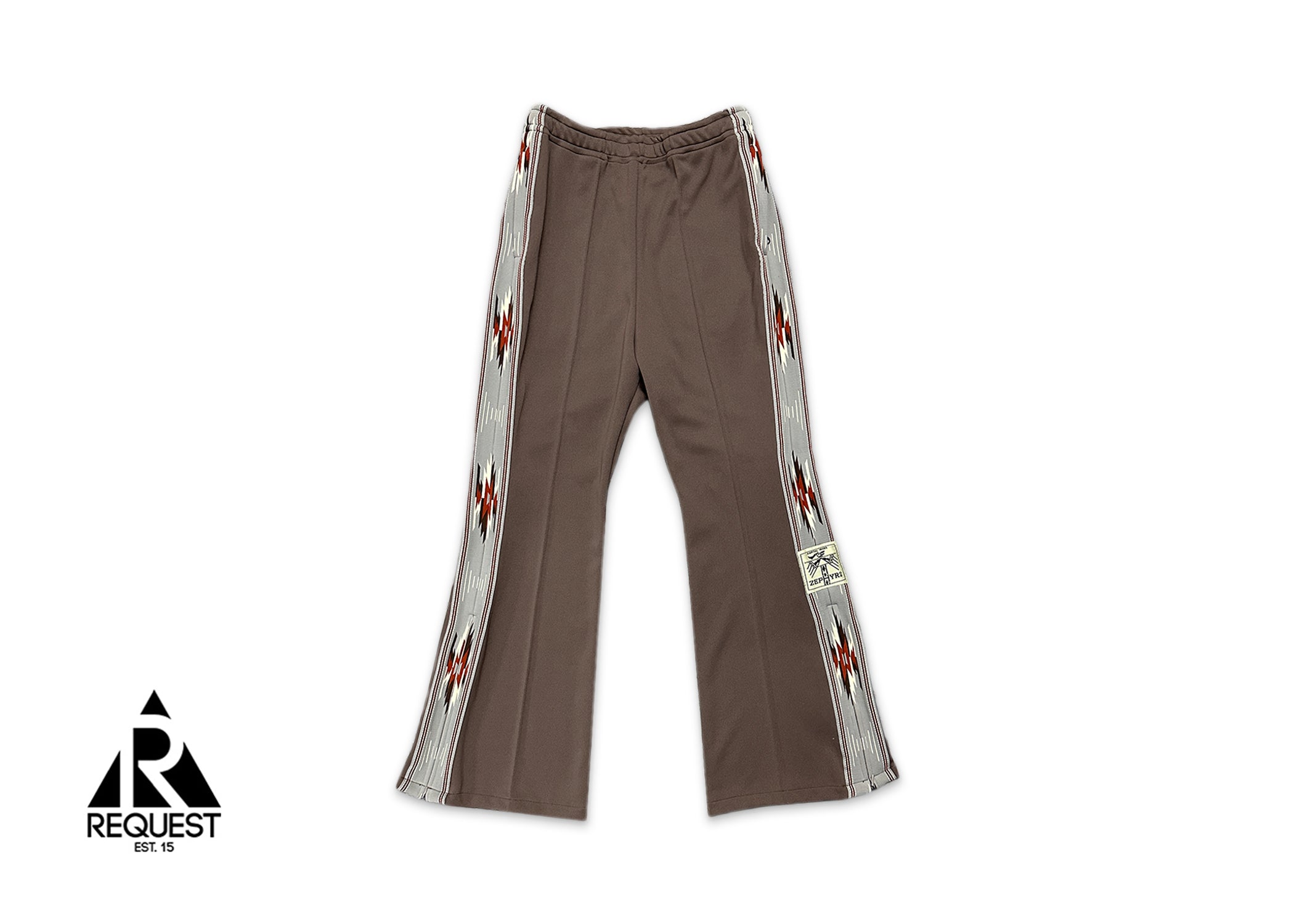 Kapital, Smooth Jersey Kochi & Zephyr Sideline Track Pants "Brown"