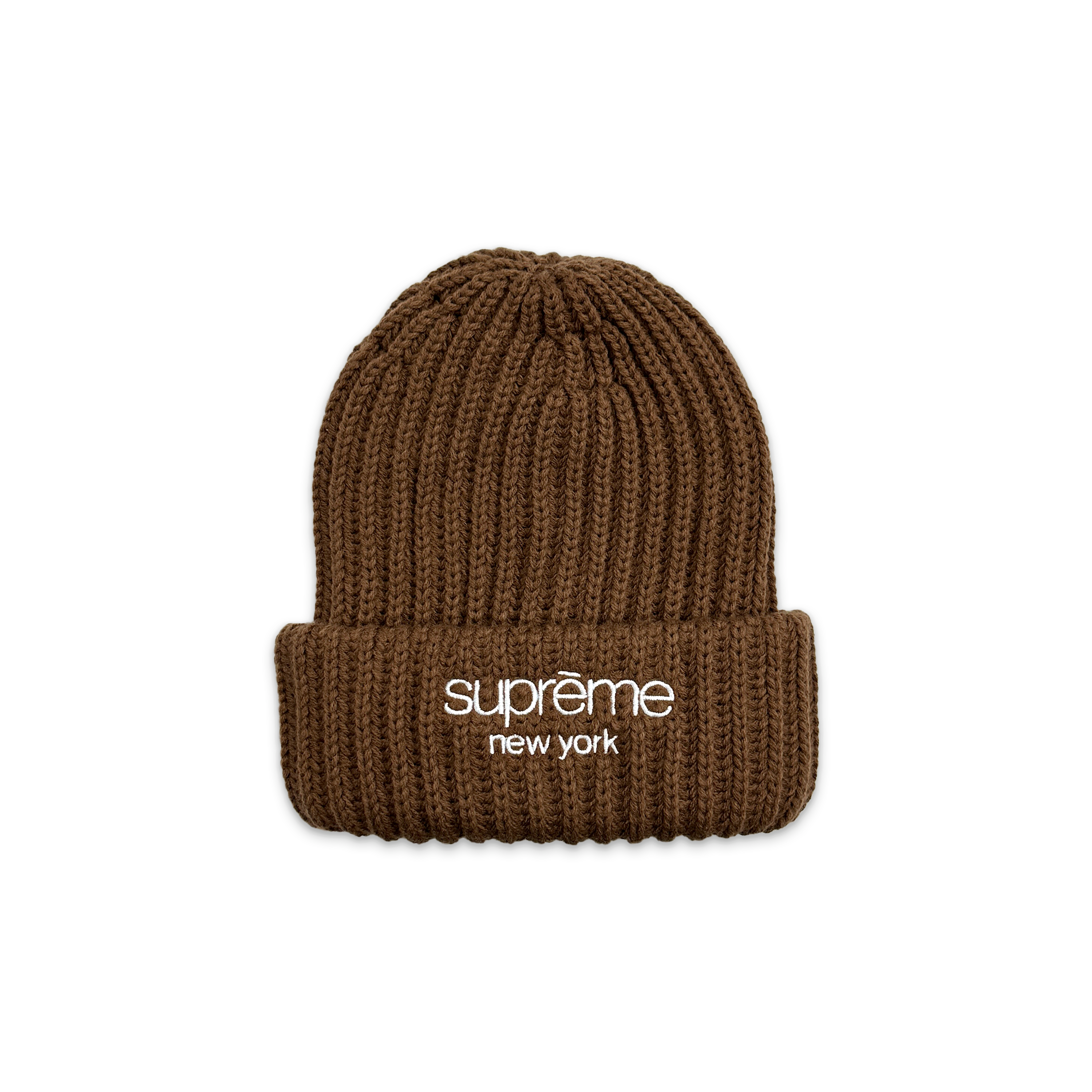 Chunky Classic Logo Beanie FW25 "Brown"