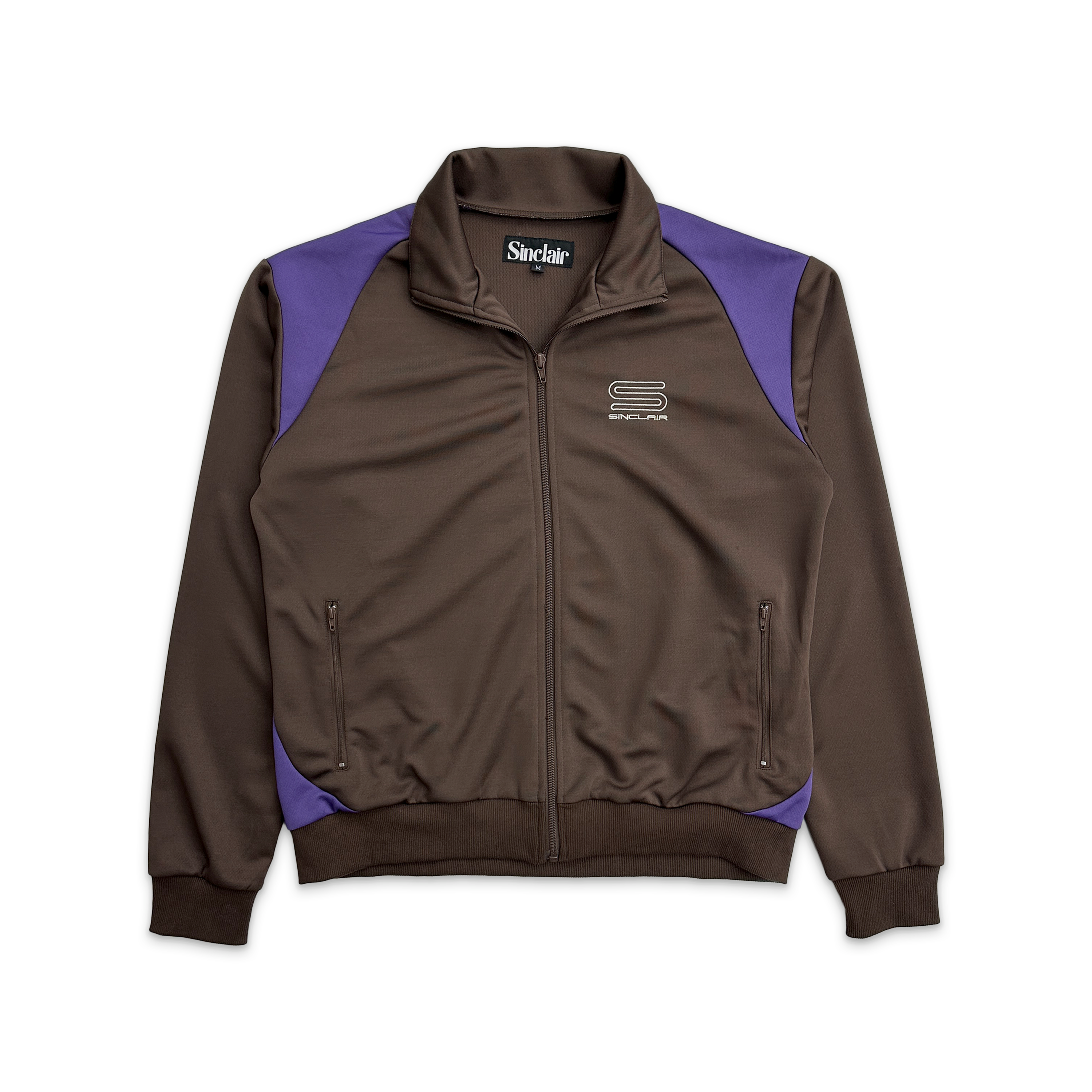 Sinclair, Tech Logo Track Jacket "Brown"