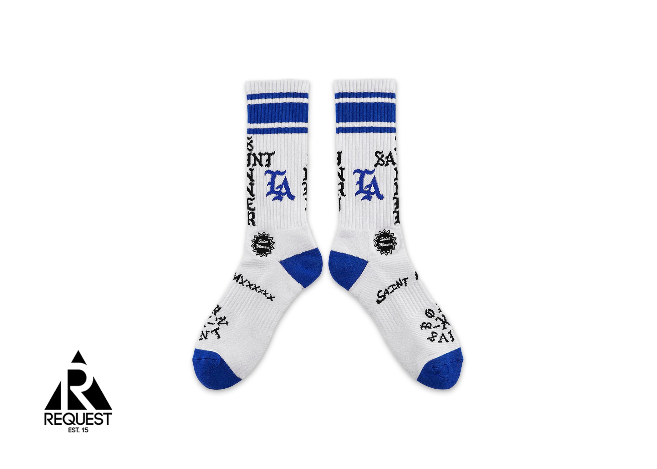Saint Michael x Born & Raised Socks "White"