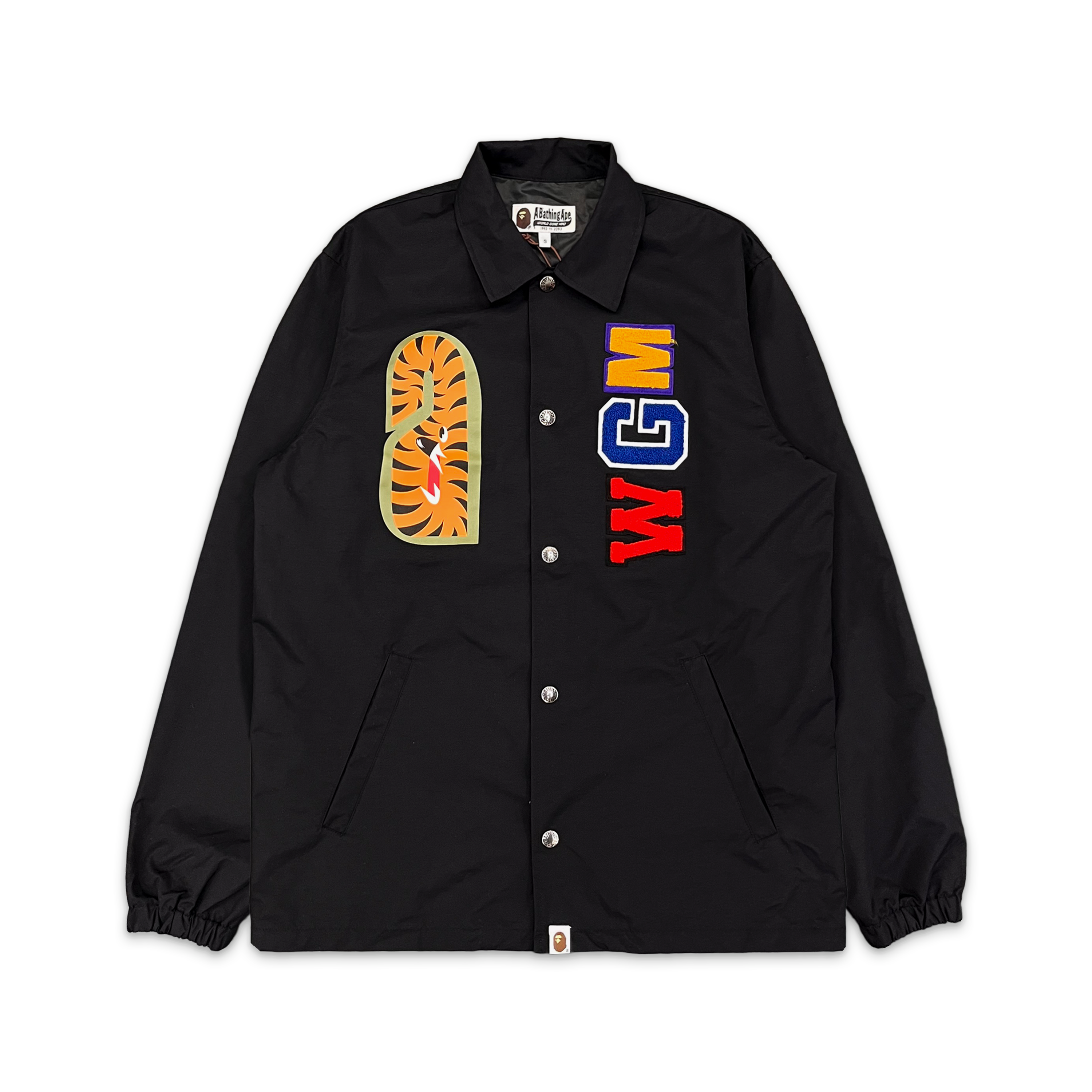 A Bathing Ape (BAPE), Shark Coaches Jacket “Black”