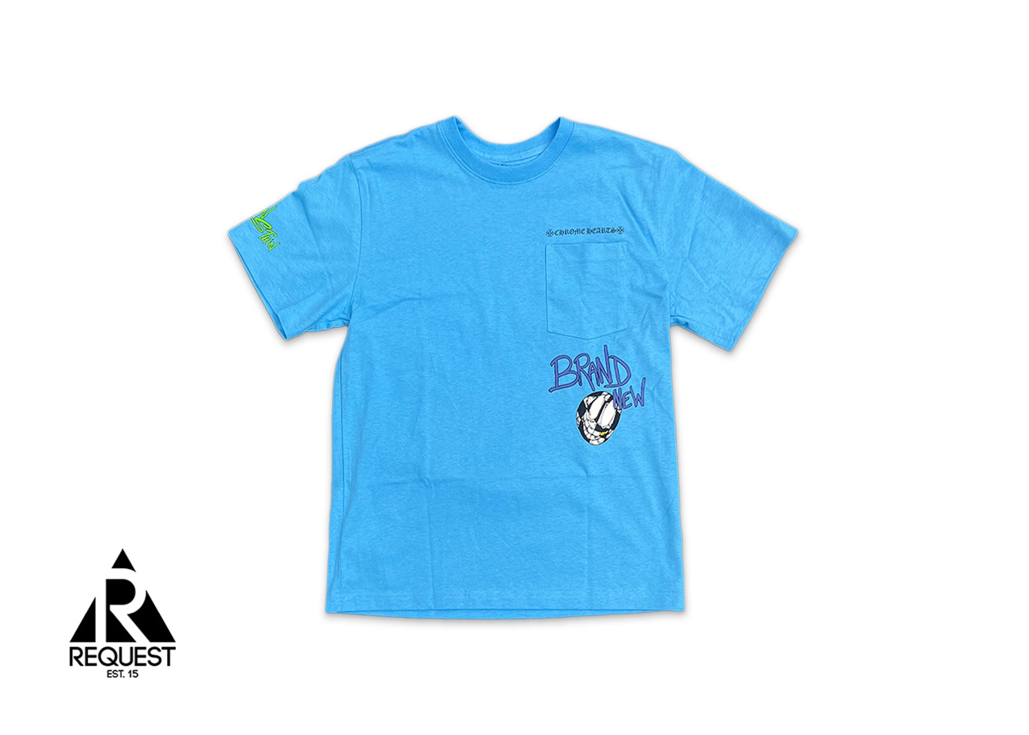 Chrome Hearts Matty Boy Brain New Tee "Blue"