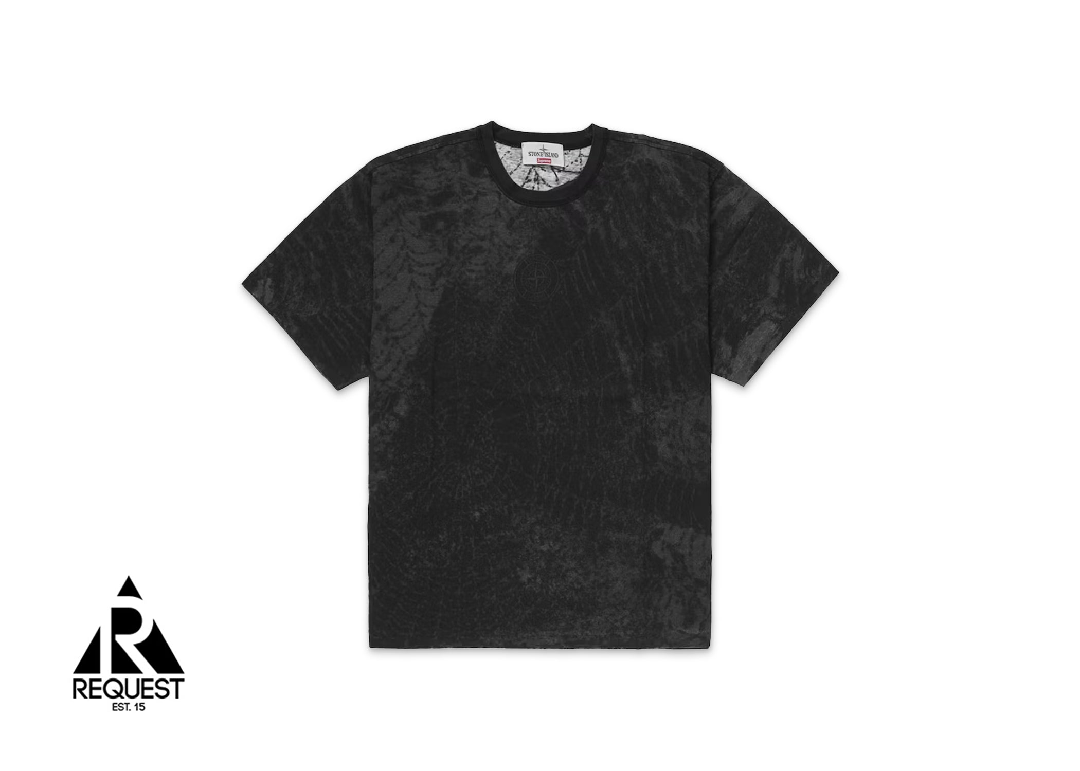Supreme Stone Island Short Sleeve Shirt FW23 "Black"