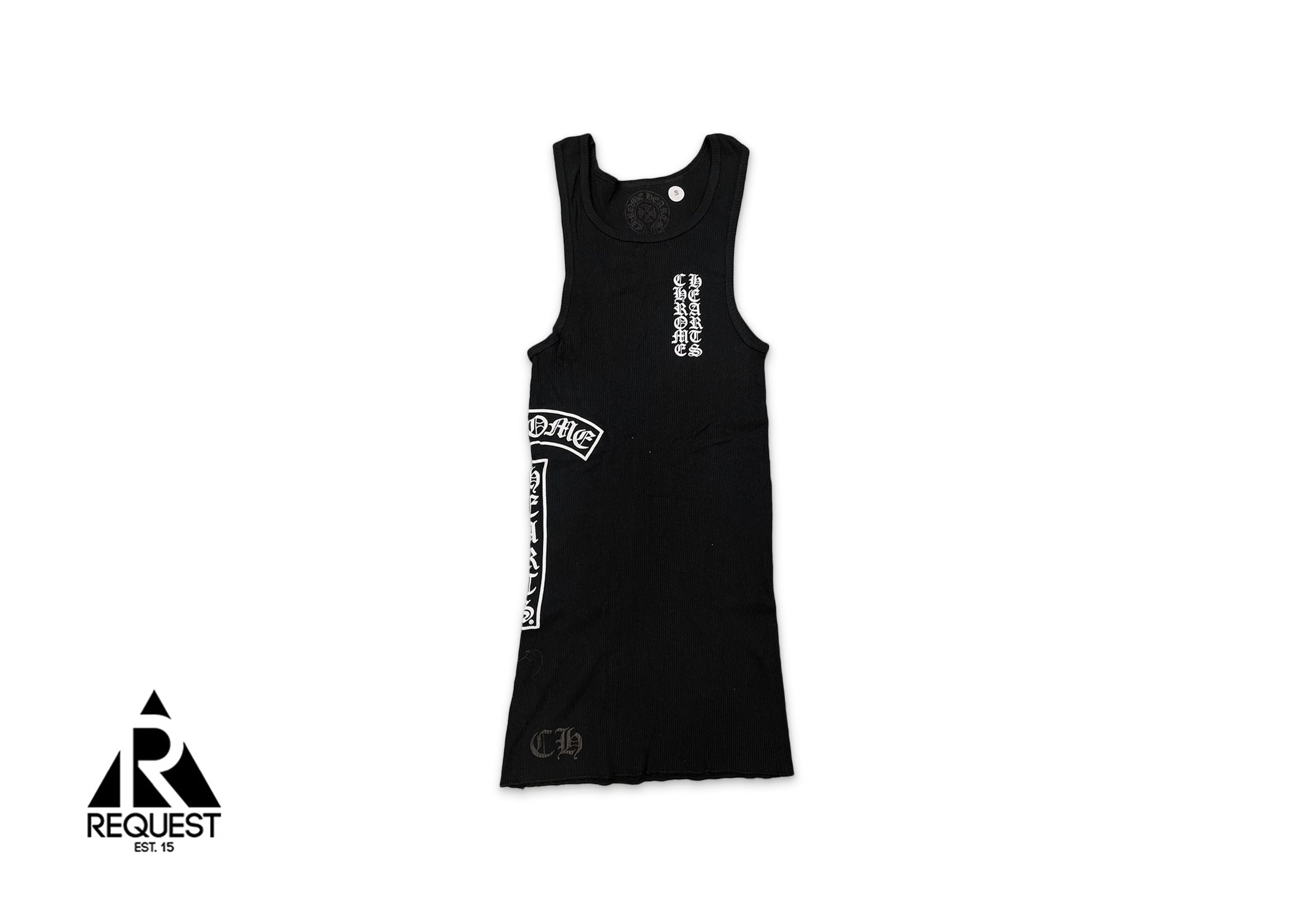 Chrome Hearts Rib Tank Top "Black"