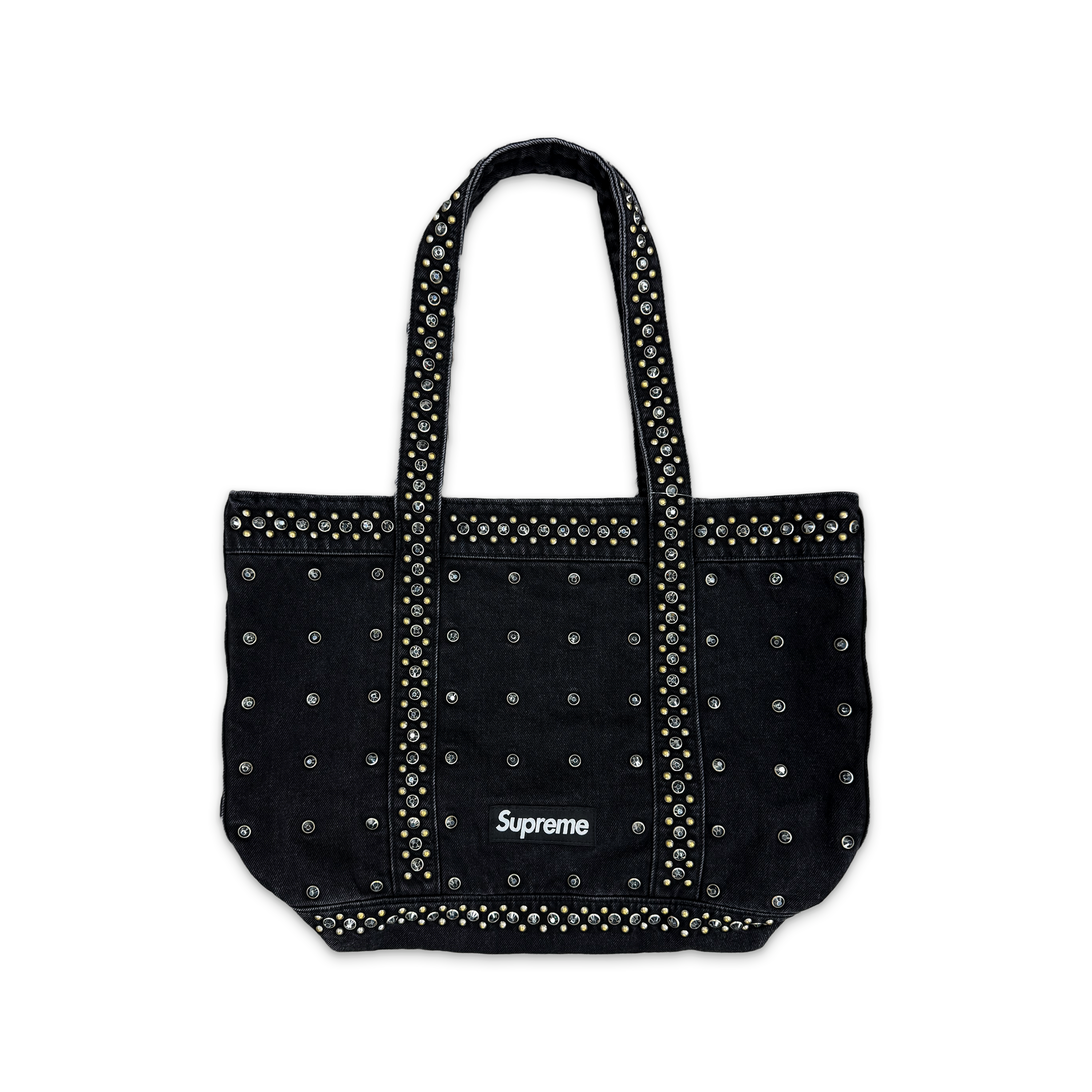 Supreme, B.B. Simon Denim Tote Bag "Black"