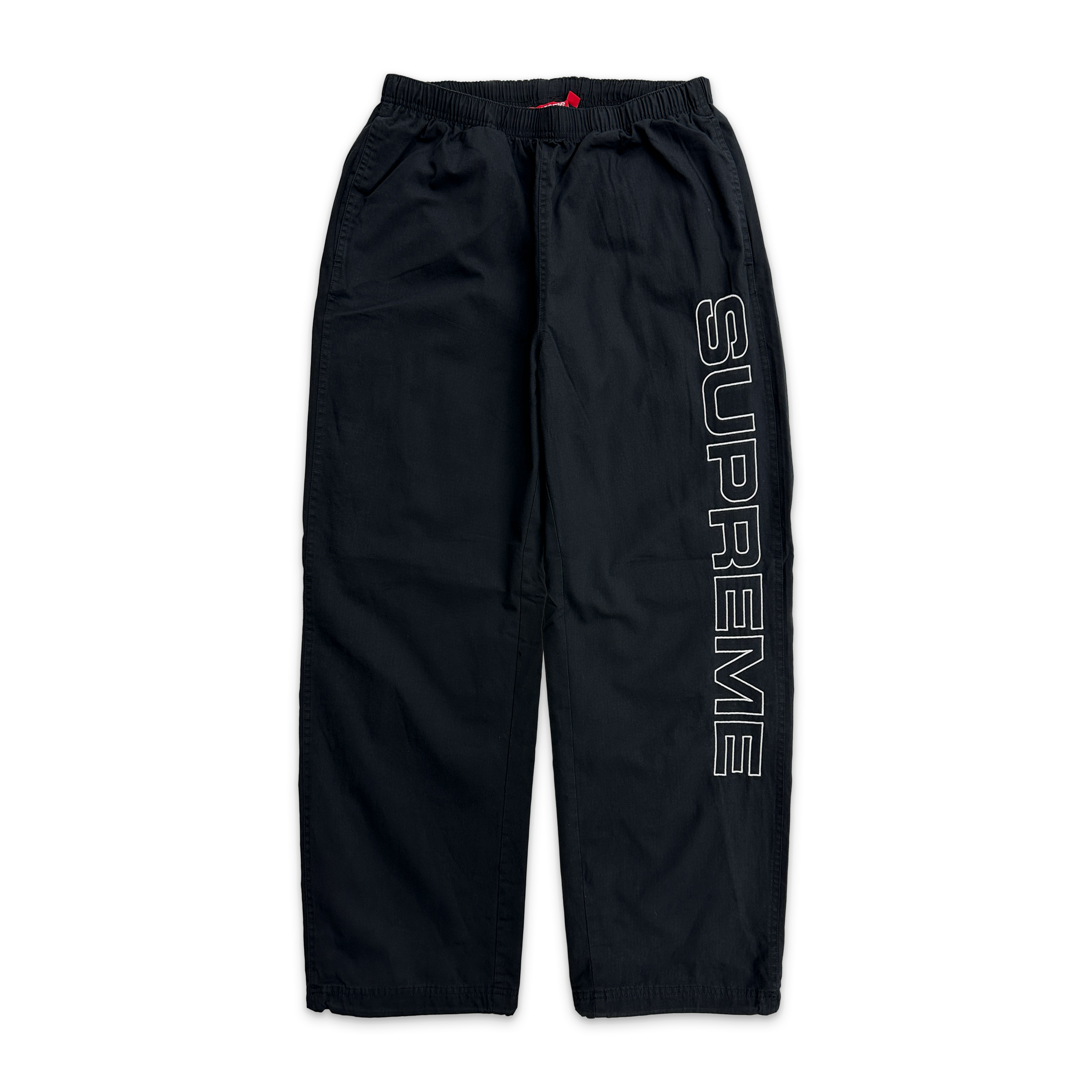 Supreme, Spellout Ripstop Track Pants FW25 "Black"