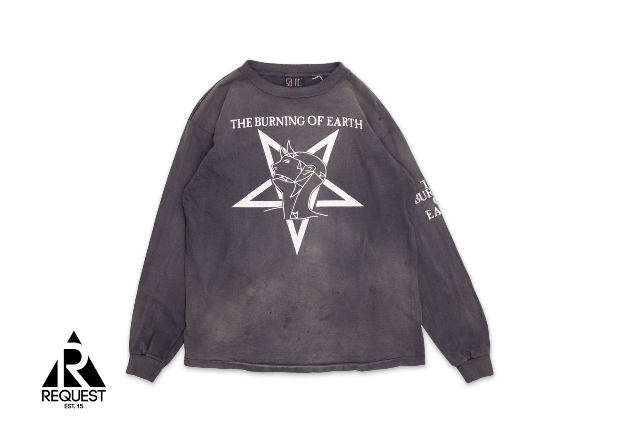Saint Michael The Burning Of Earth L/S Tee "Black"