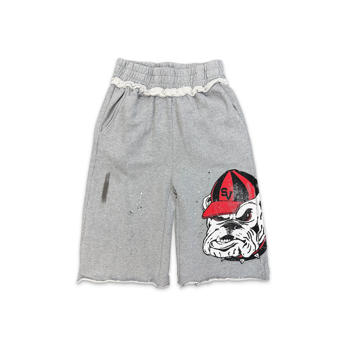 Dawgs Long Shorts “Grey/Red"
