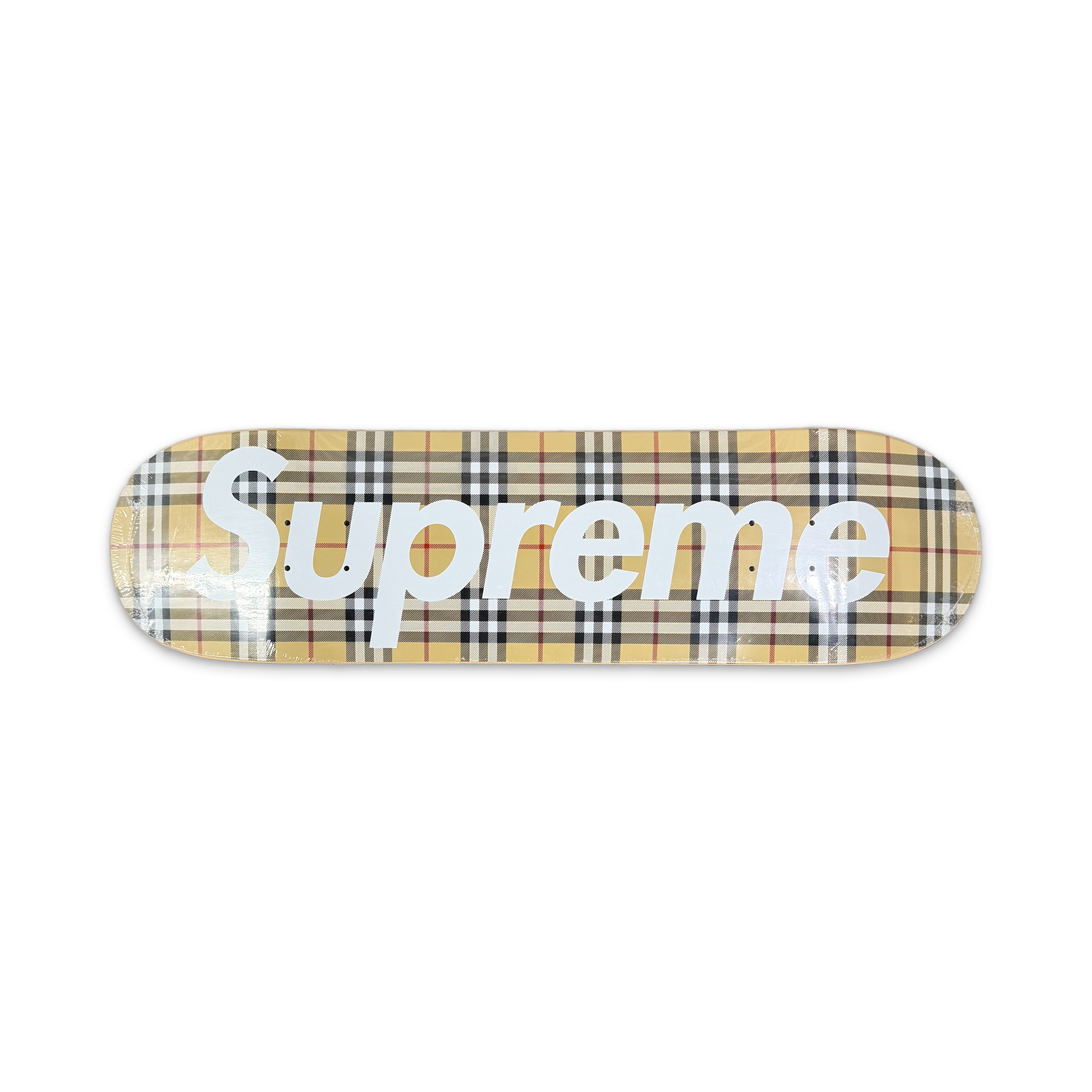 Supreme Burberry Skateboard Deck "Beige"