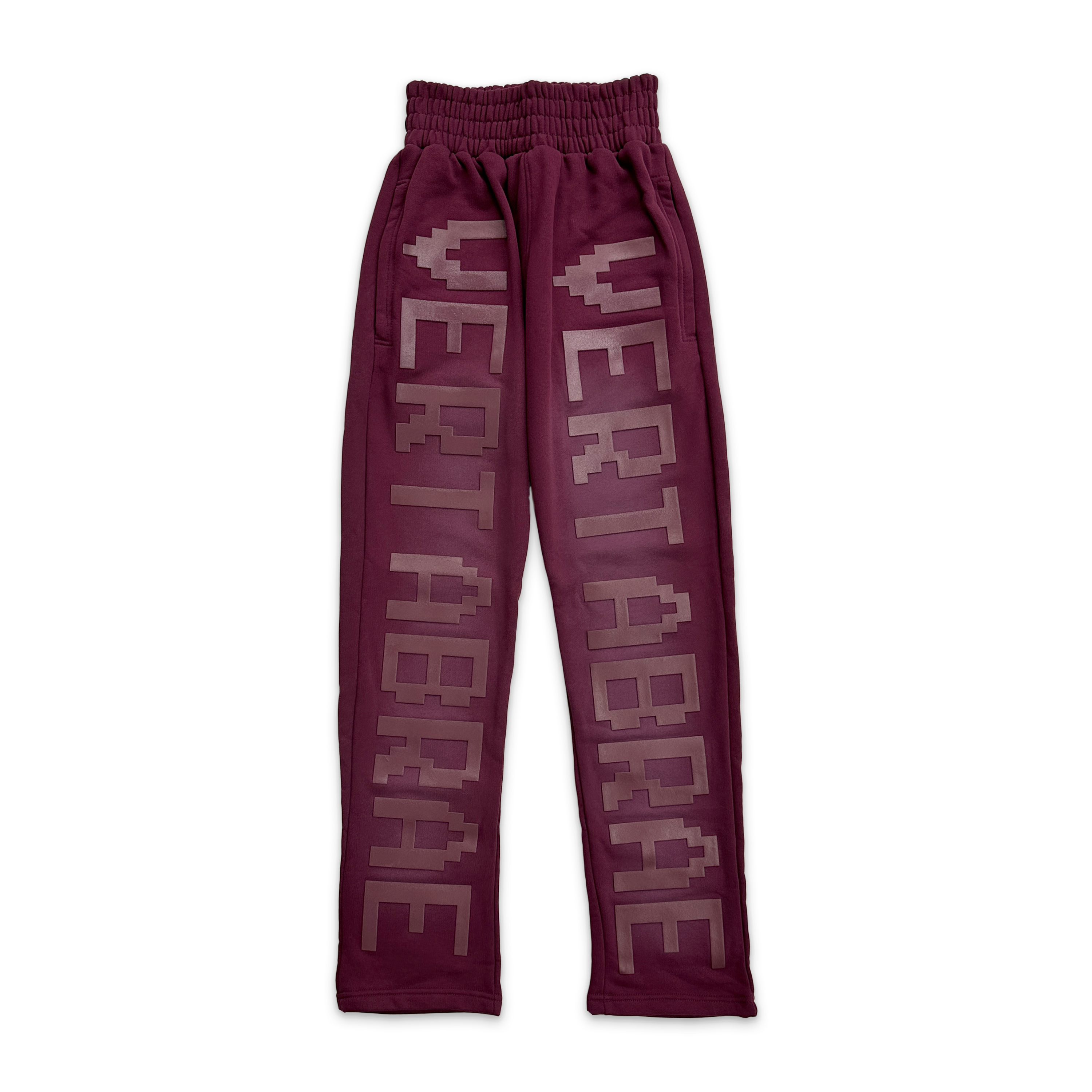 Vertabrae, Sweatpants "Washed Burgundy/Burgundy"