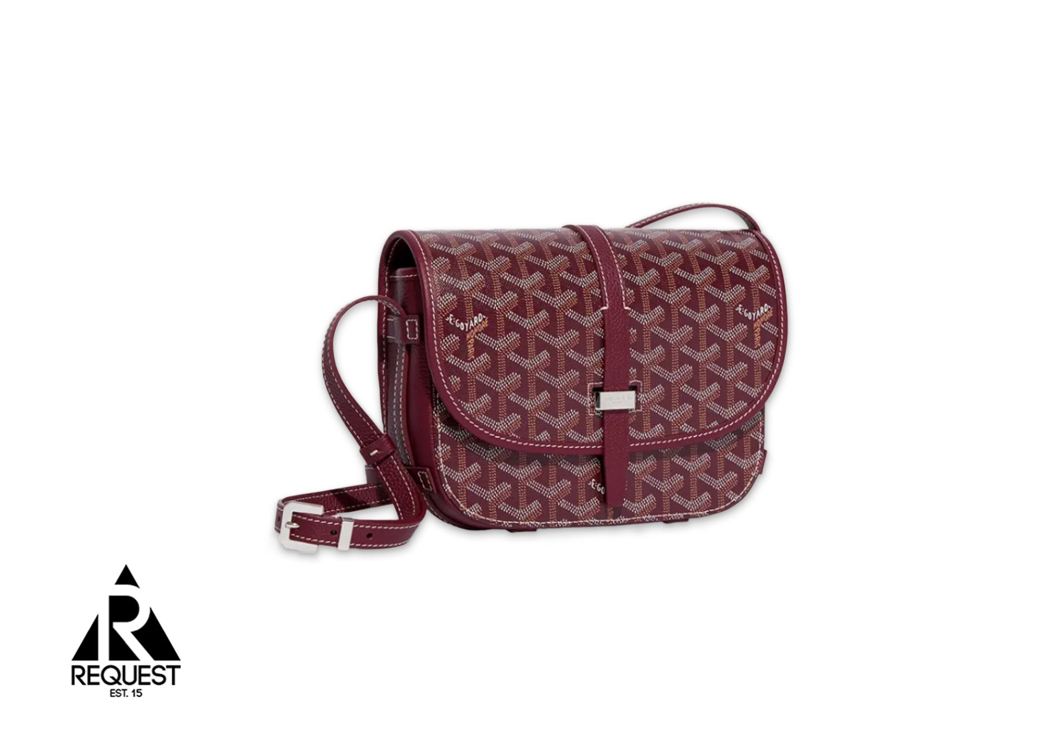 Goyard Belvedere PM Strap Bag "Burgundy"