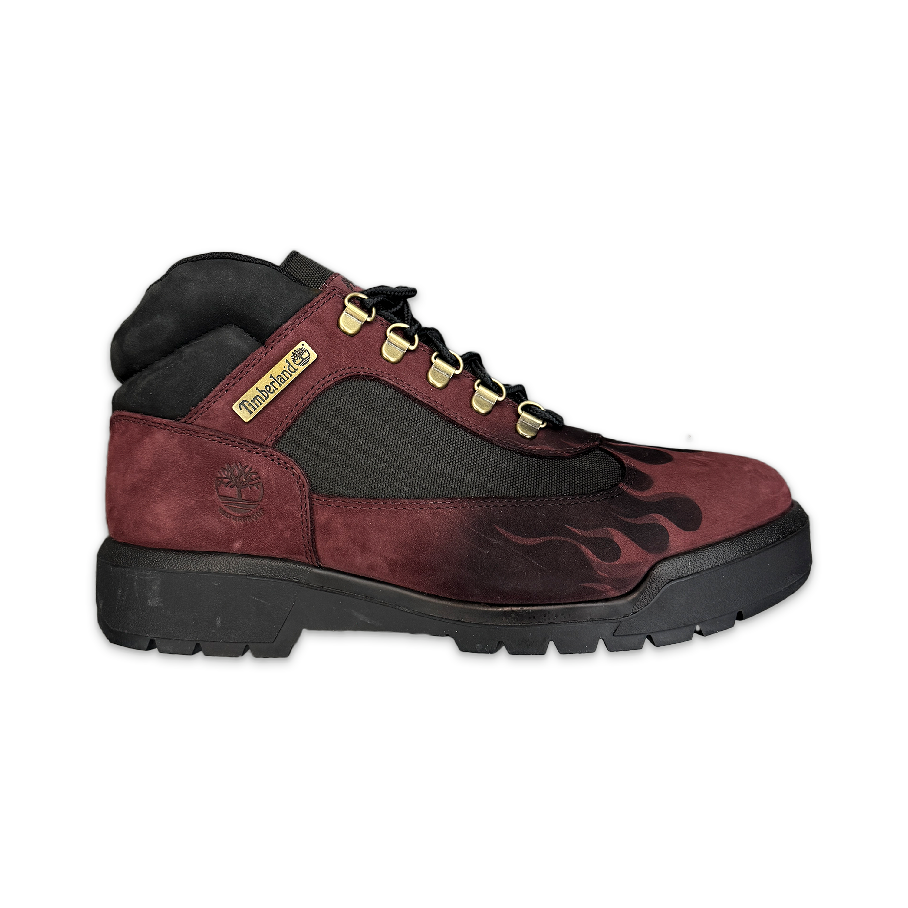 MAXXX, Field Boot "Burgundy Black Flames"